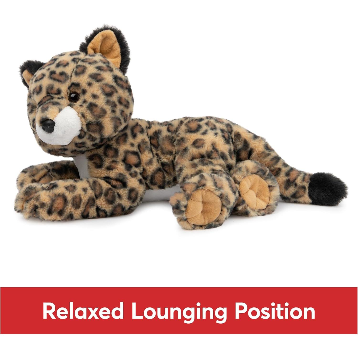 GUND Leopardo de Peluche Banks 30 cm Suave y Lavable