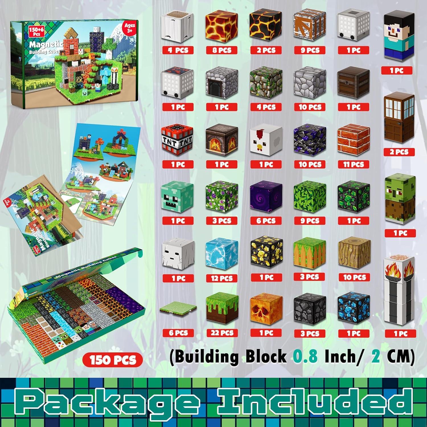 150 Bloques Magnéticos GraceDuck - Juguete Educativo STEM 0.98kg