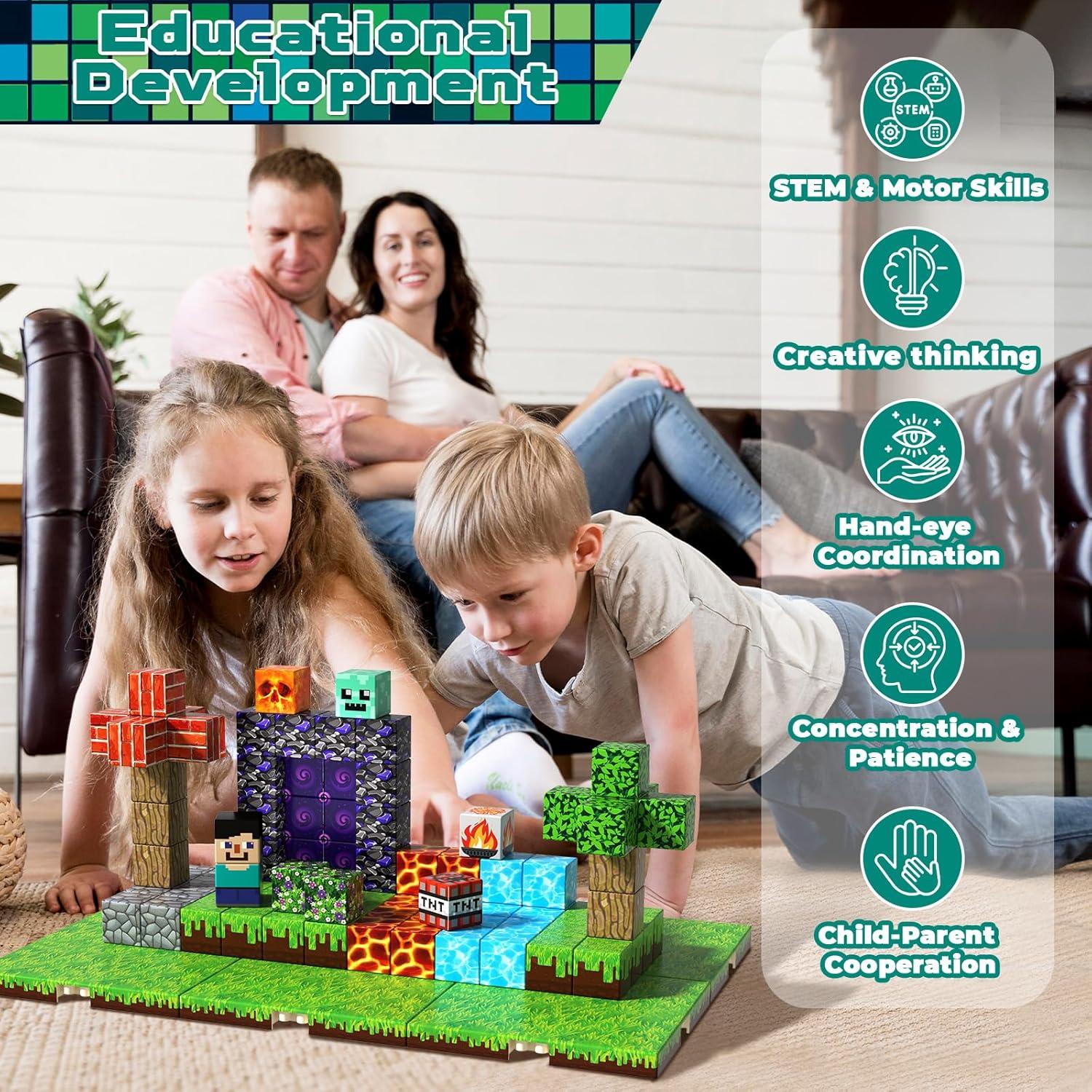 150 Bloques Magnéticos GraceDuck - Juguete Educativo STEM 0.98kg