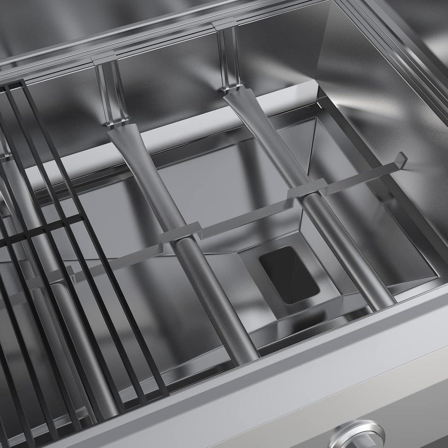 Bandeja de grasa ajustable BBQ-PLUS 59.94-85.09 cm para parrilla