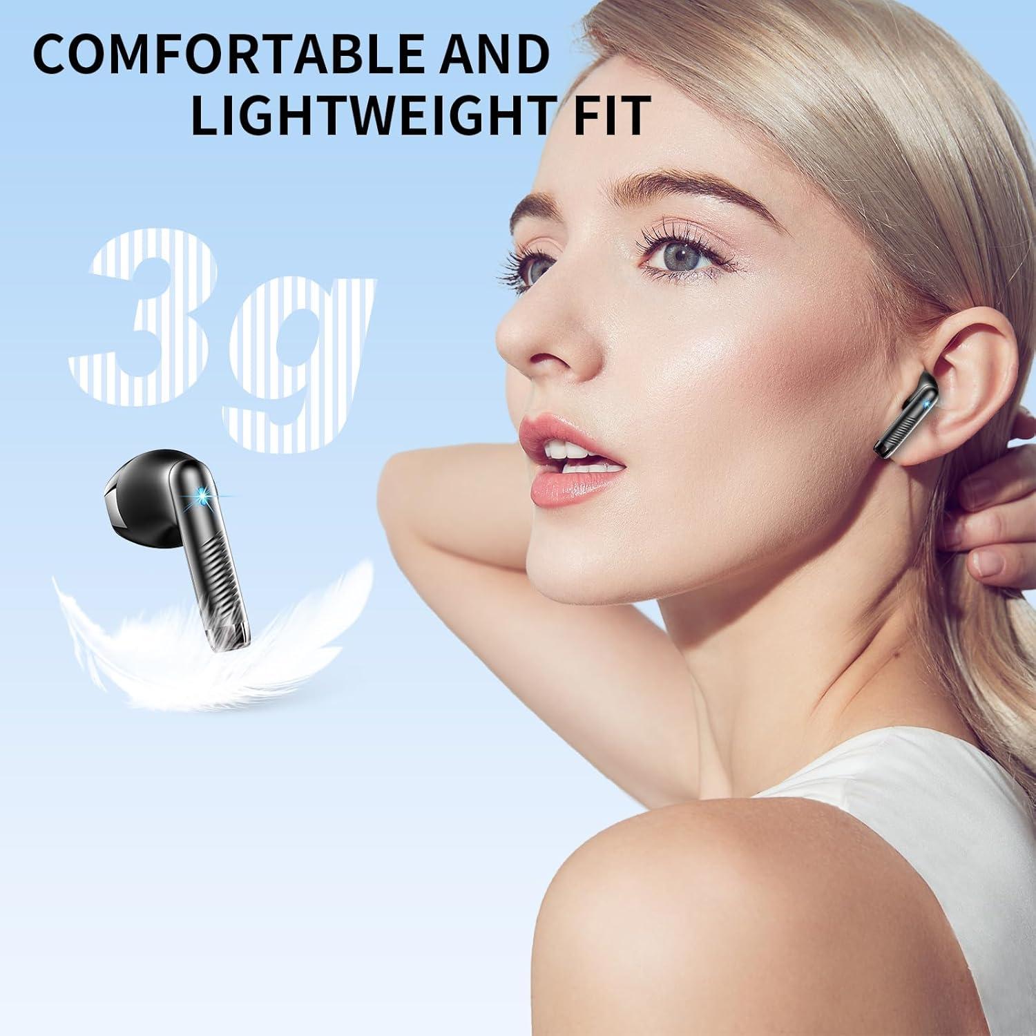 Auriculares Inalámbricos Jxrev J53 Bluetooth 5.4 HiFi 40H IP7