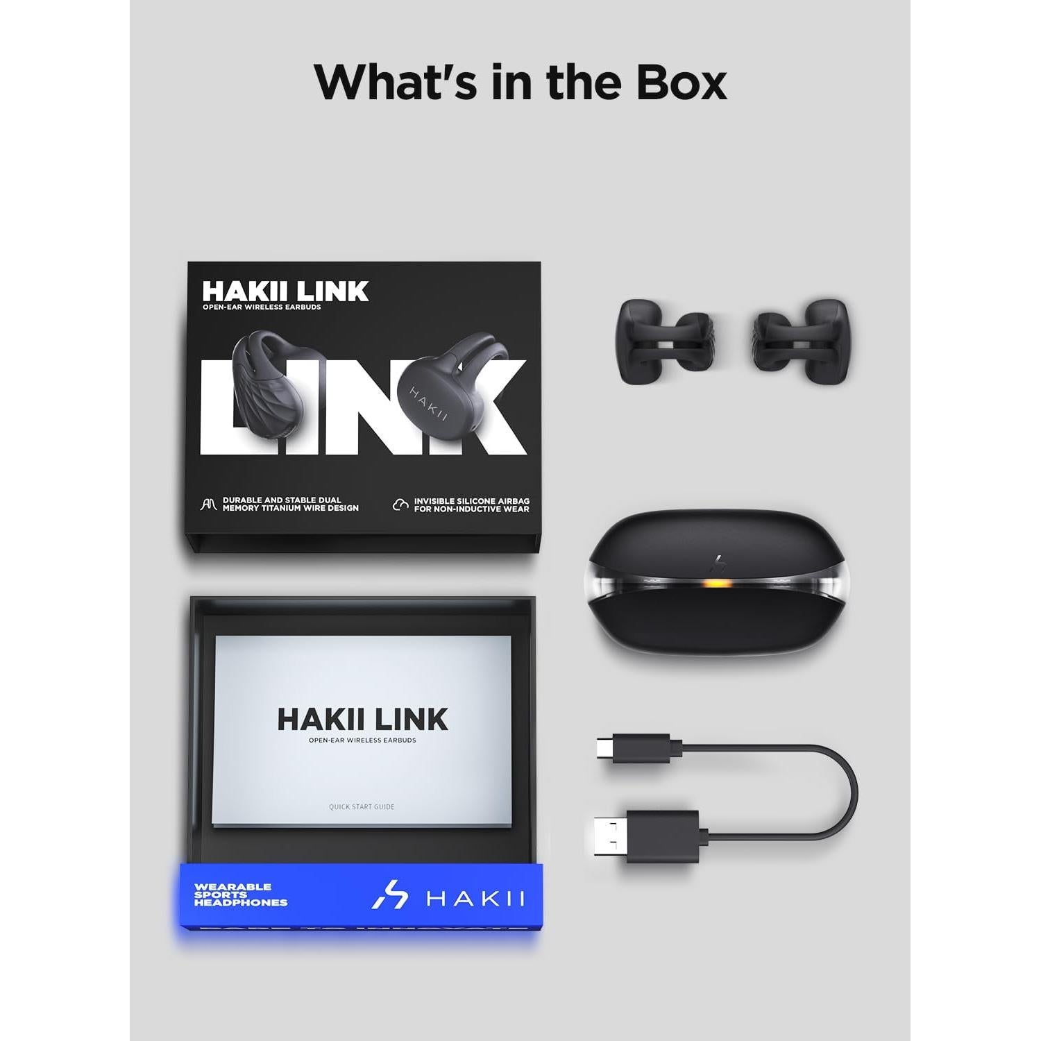 Auriculares Inalámbricos HAKII LINK-B Bluetooth 5.4 IPX5