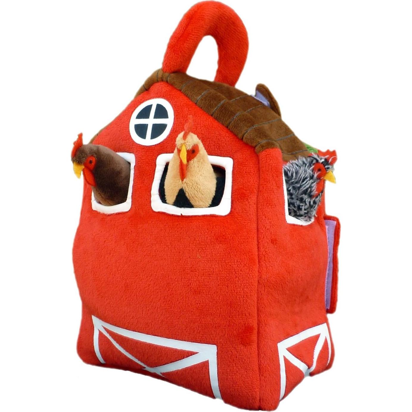 Casa de Gallinas Juguete de Peluche Adore 33 cm 2 pisos