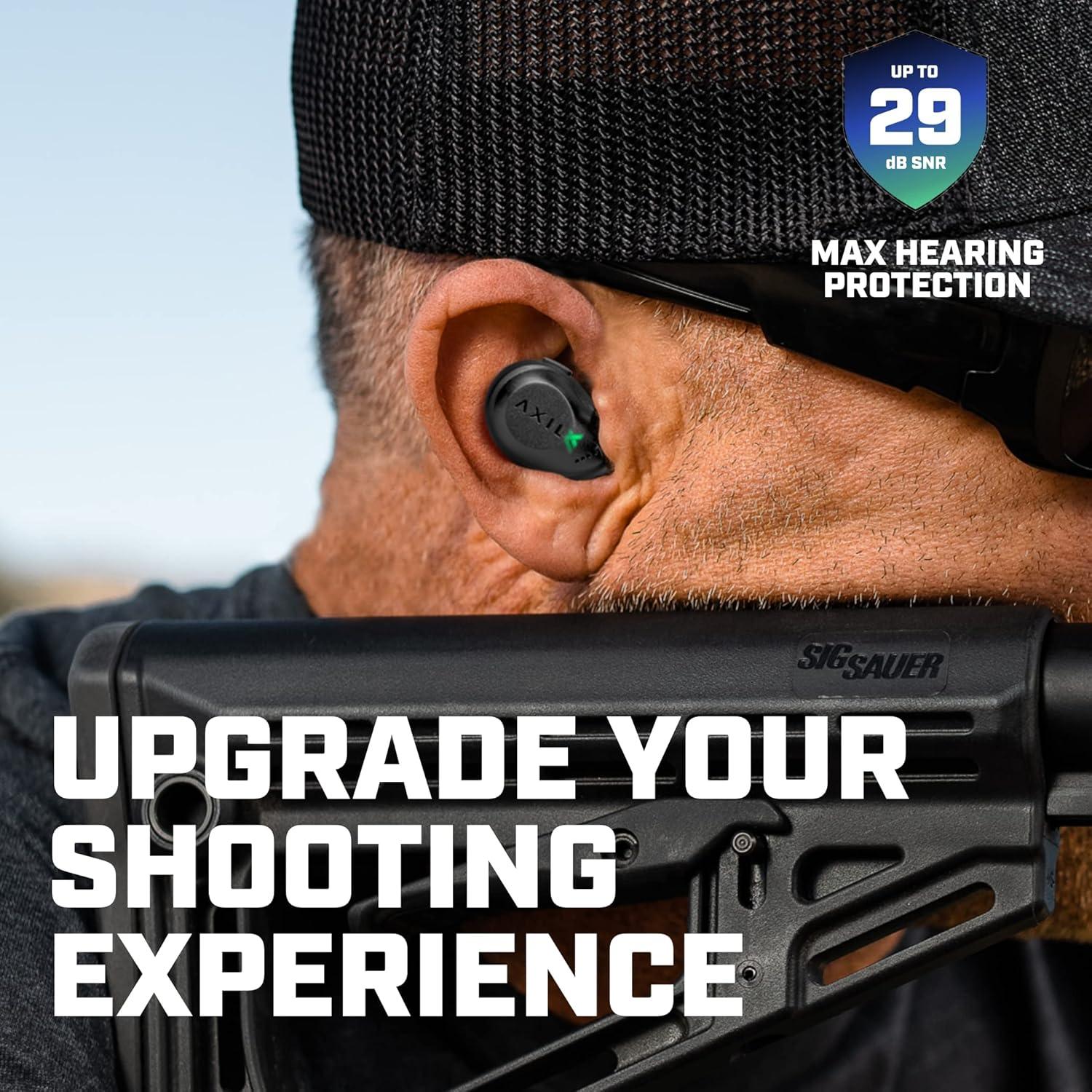 Auriculares Inalámbricos Bluetooth AXIL XCOR PRO - Protección Auditiva