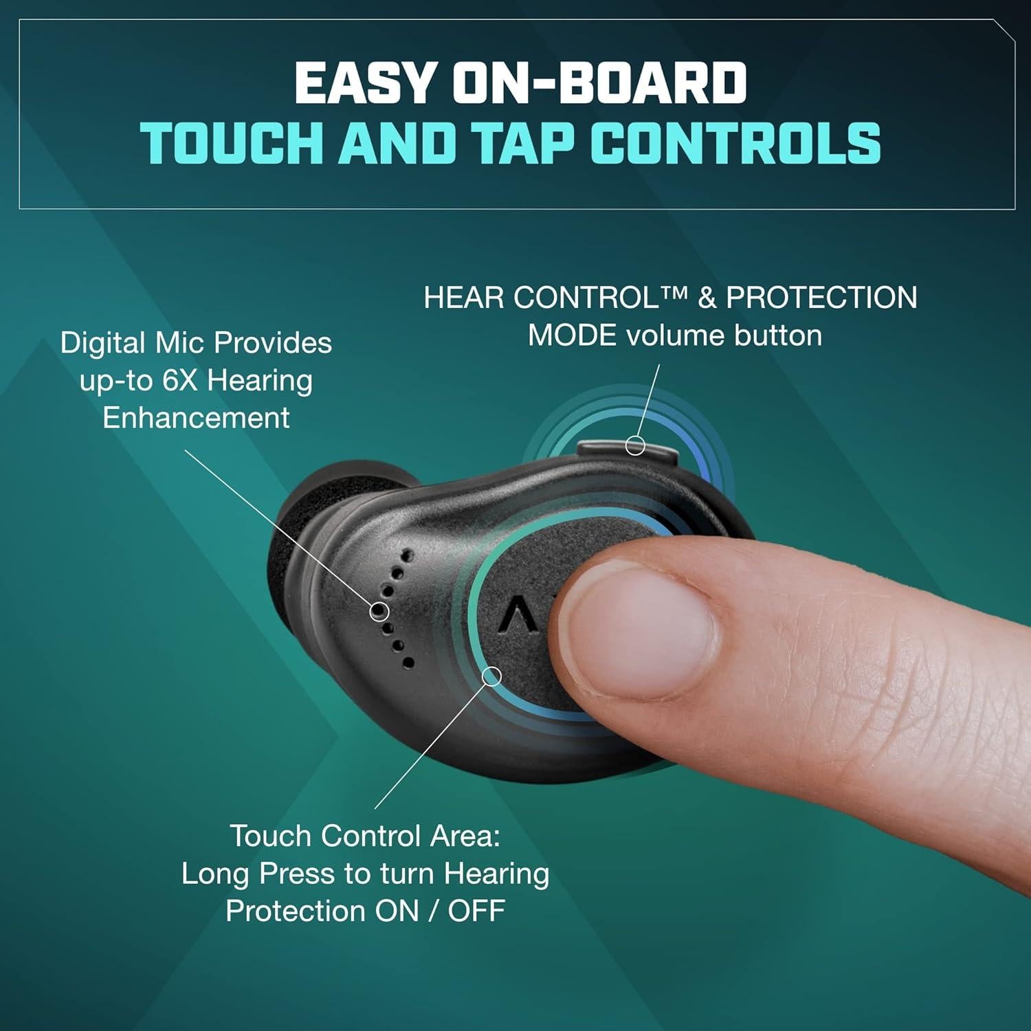 Auriculares Inalámbricos Bluetooth AXIL XCOR PRO - Protección Auditiva