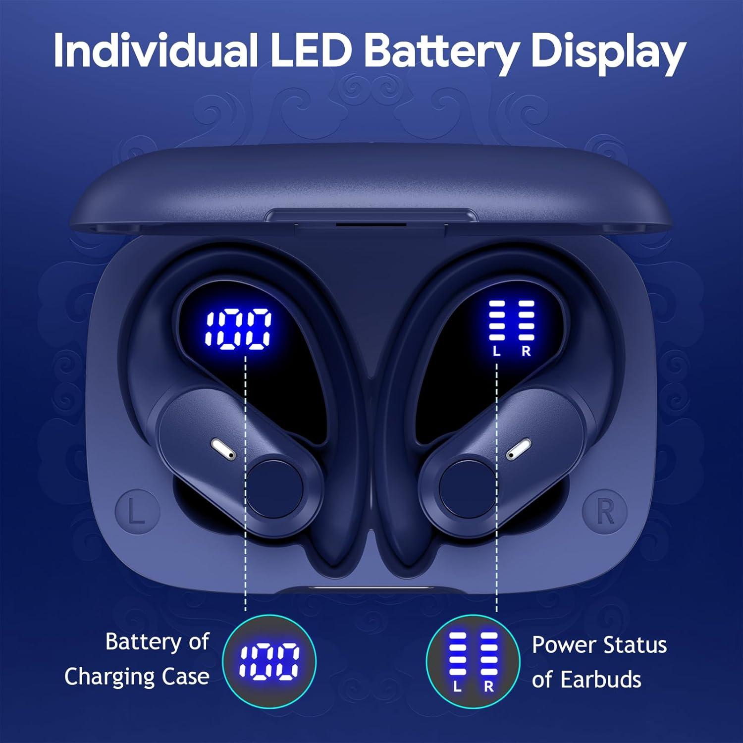 Auriculares Inalámbricos GOLREX T59 con Cancelación de Ruido 80H