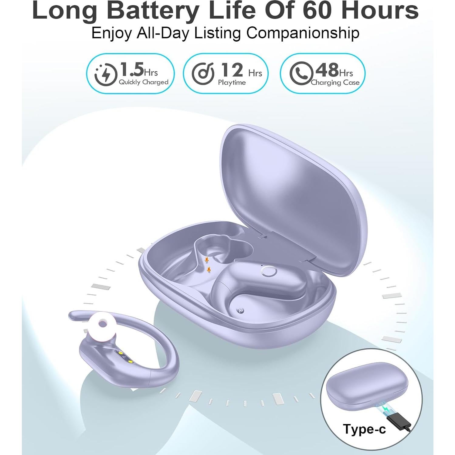 Auriculares Inalámbricos MOZOTER SP9i Bluetooth Deportivos 60h