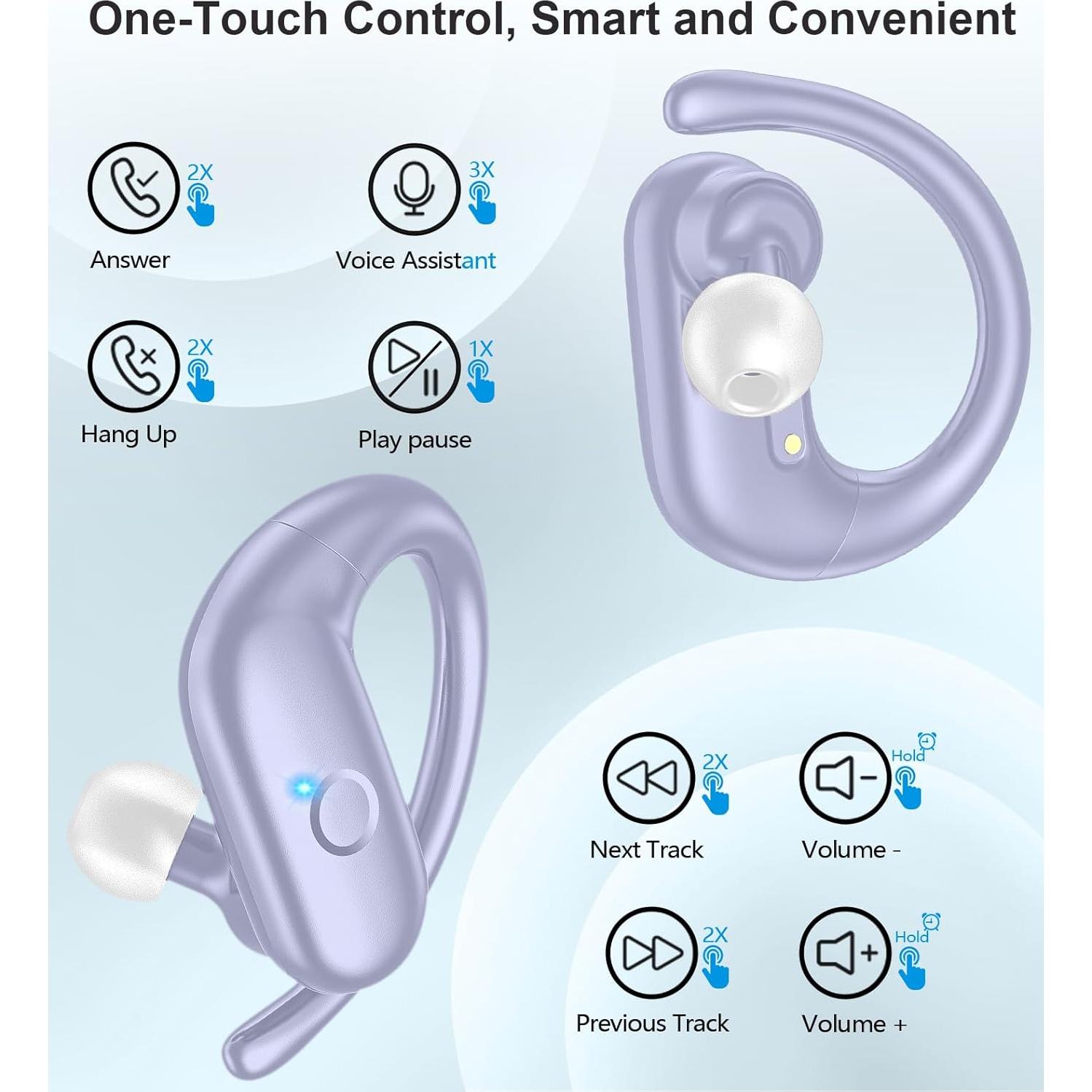 Auriculares Inalámbricos MOZOTER SP9i Bluetooth Deportivos 60h