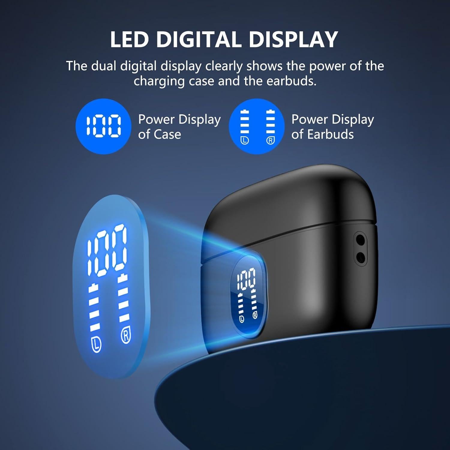 Auriculares Inalámbricos G13-IP Bluetooth 5.4 con Estuche Carga