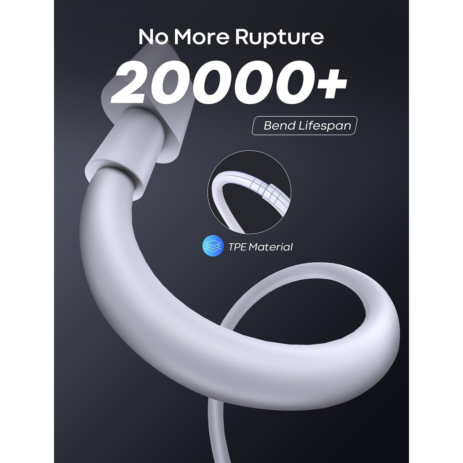 Cable USB C a USB C CLEEFUN 3m 60W Carga Rápida 2-Pack