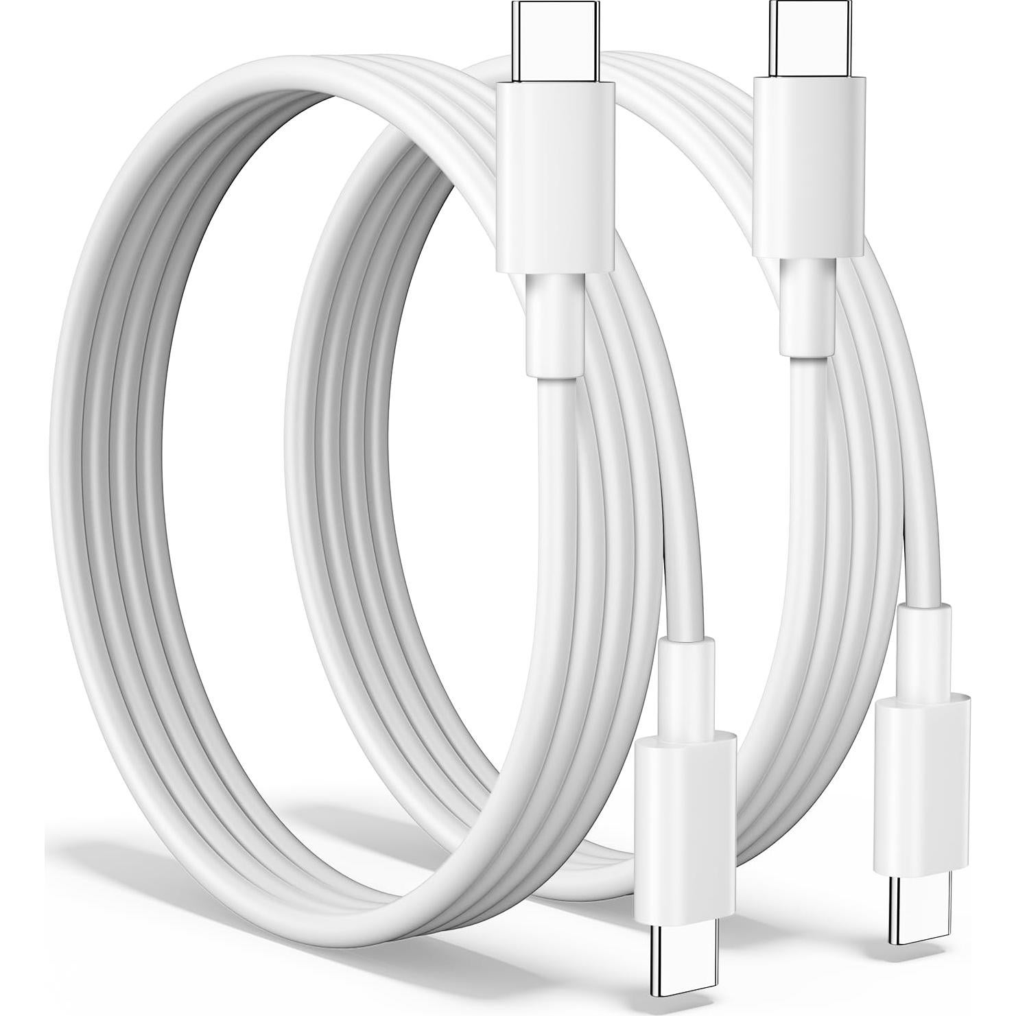 Cable USB C a USB C CLEEFUN 3m 60W Carga Rápida 2-Pack