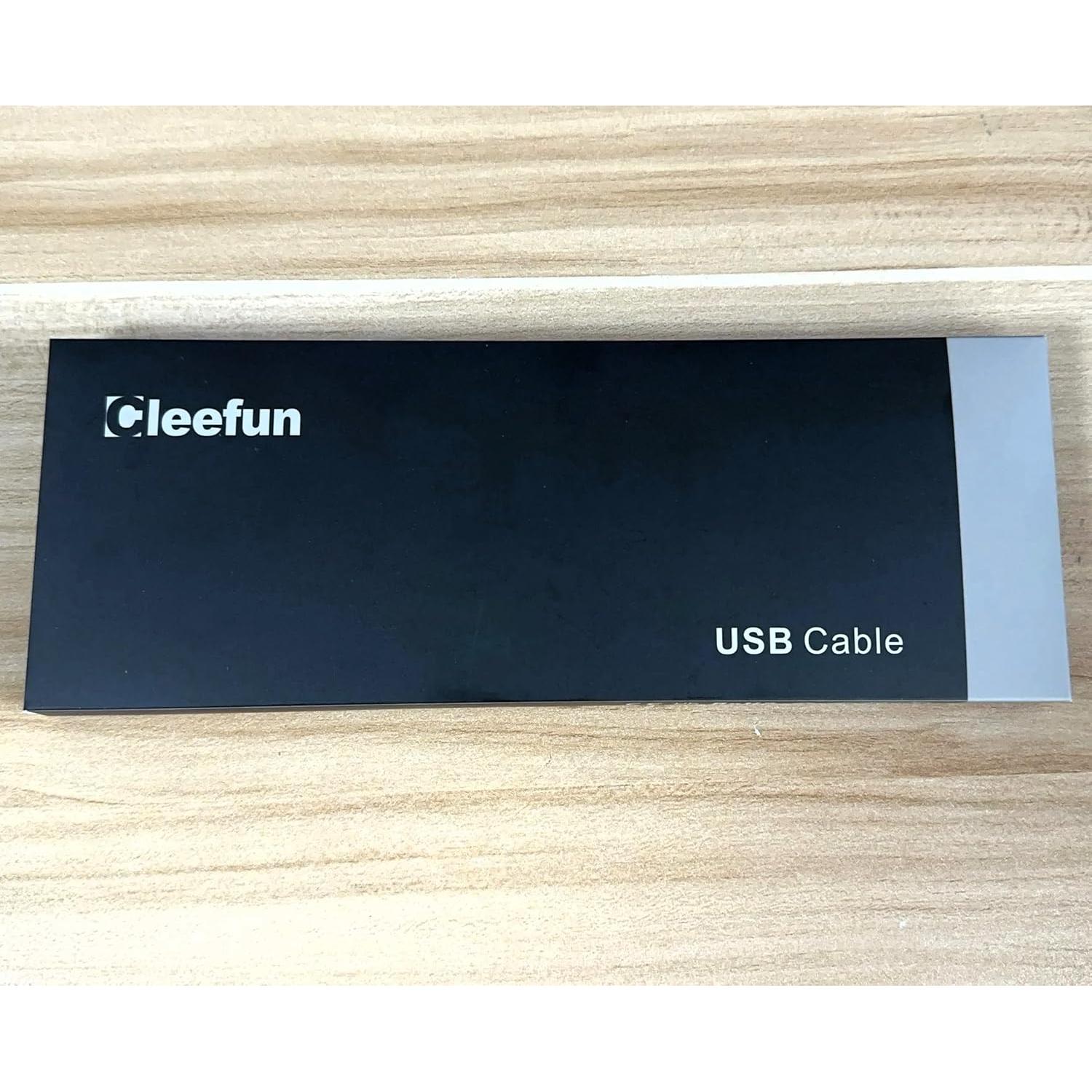 Cable USB C a USB C CLEEFUN 3m 60W Carga Rápida 2-Pack