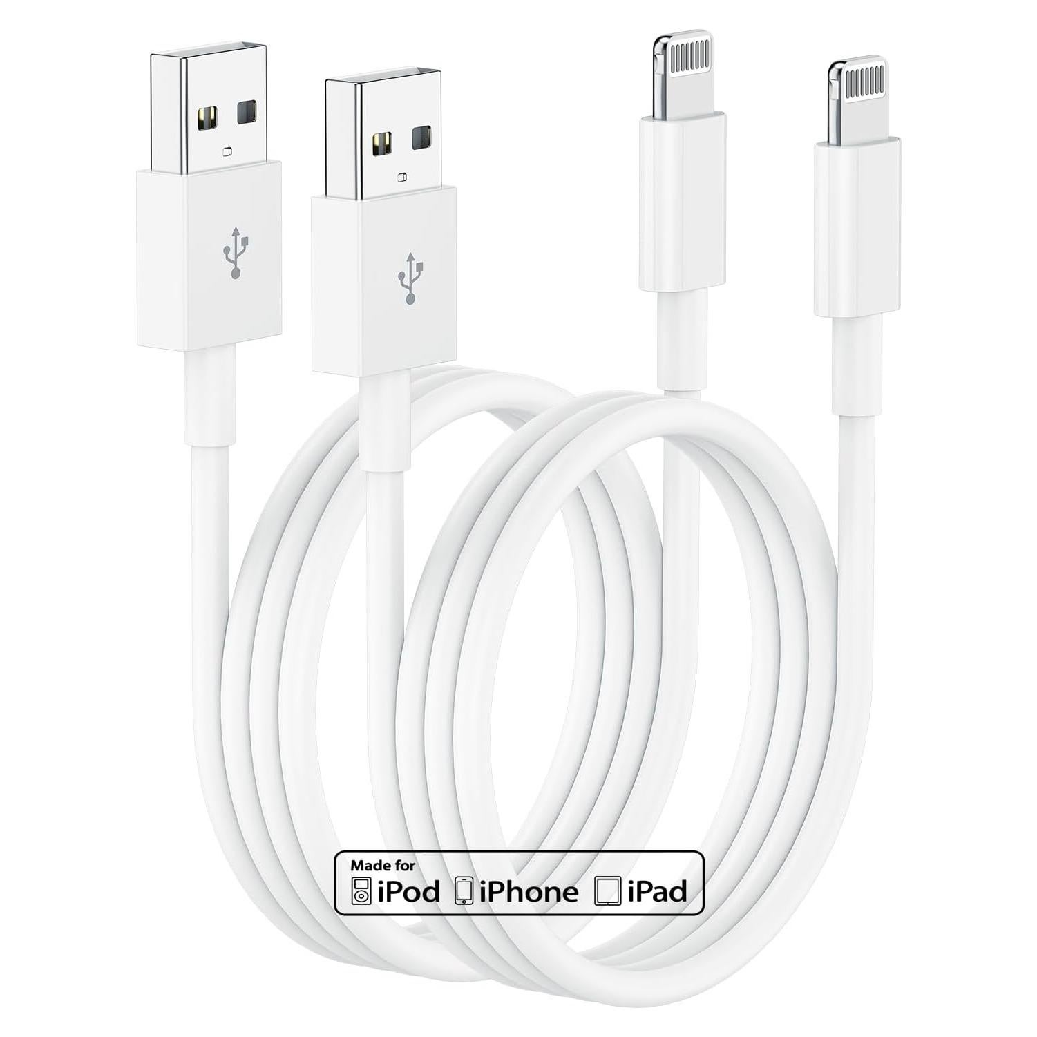 Cable de Carga Lightning Apple 3 pies Pukerehab Blanco