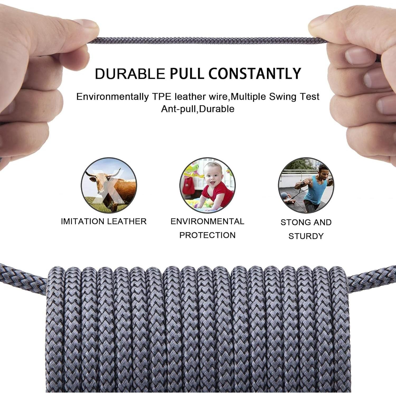 Cable de Carga Lightning 3 Metros FEEL2NICE Trenzado MFi