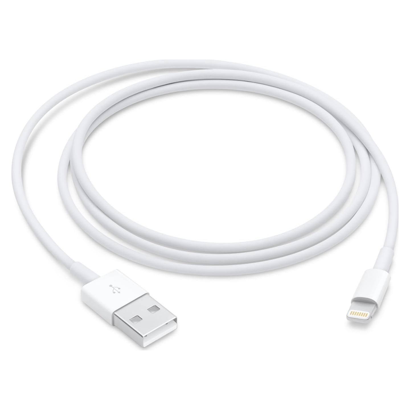 Cable Lightning a USB Apple 1 m Blanco - Sincronización y Carga