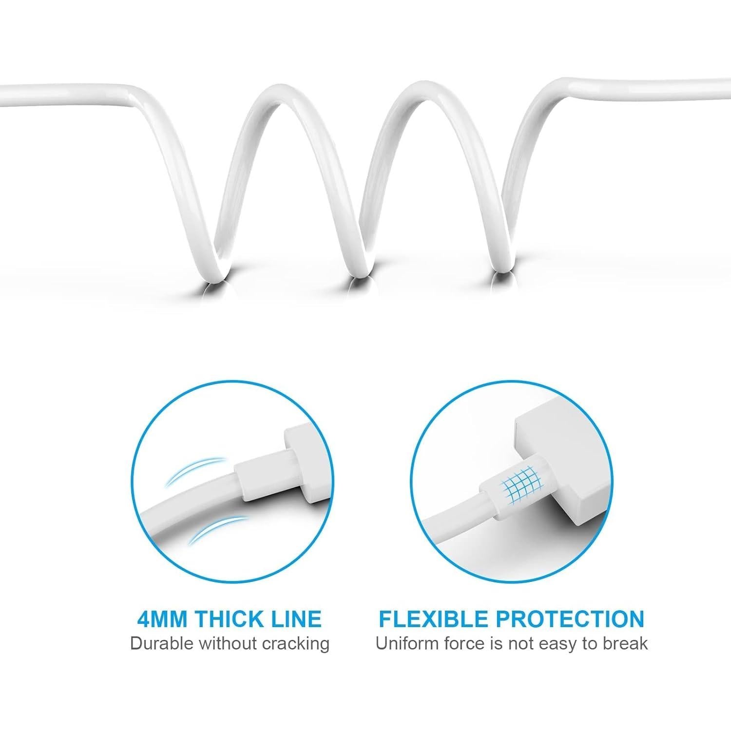 Cargador Lightning MFi AZMOGDT 5pack 1.83/3.05m para iPhone