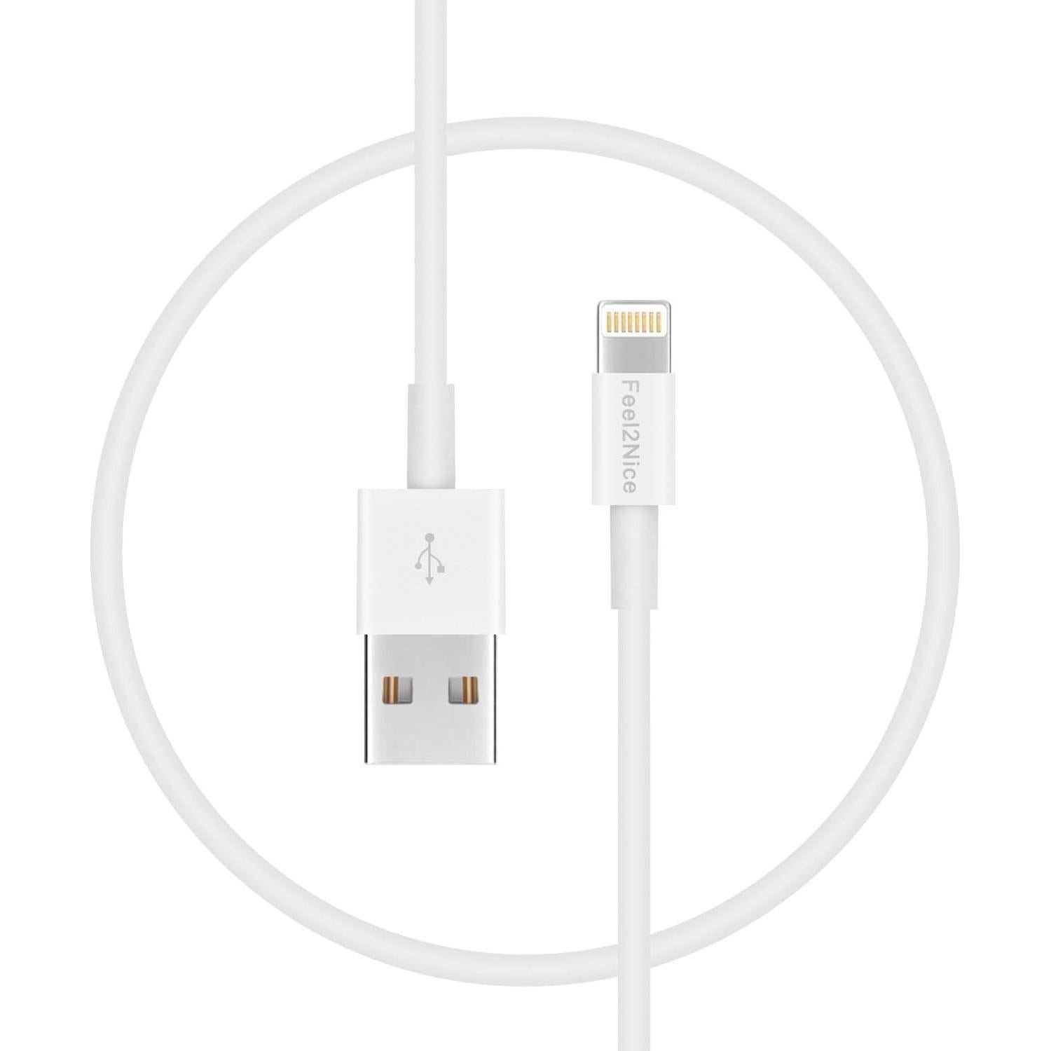 Paquete de 5 Cables Lightning MFi 3m para iPhone y iPad