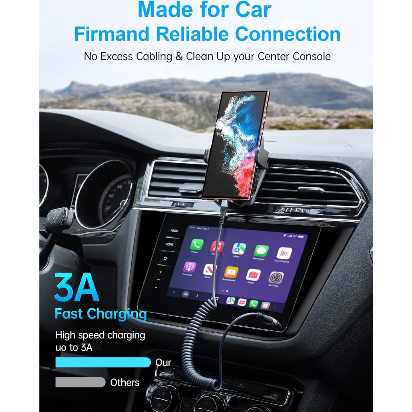 Cable USB C Rápido PRAKIE 0.91m 66W 2Pack Plata