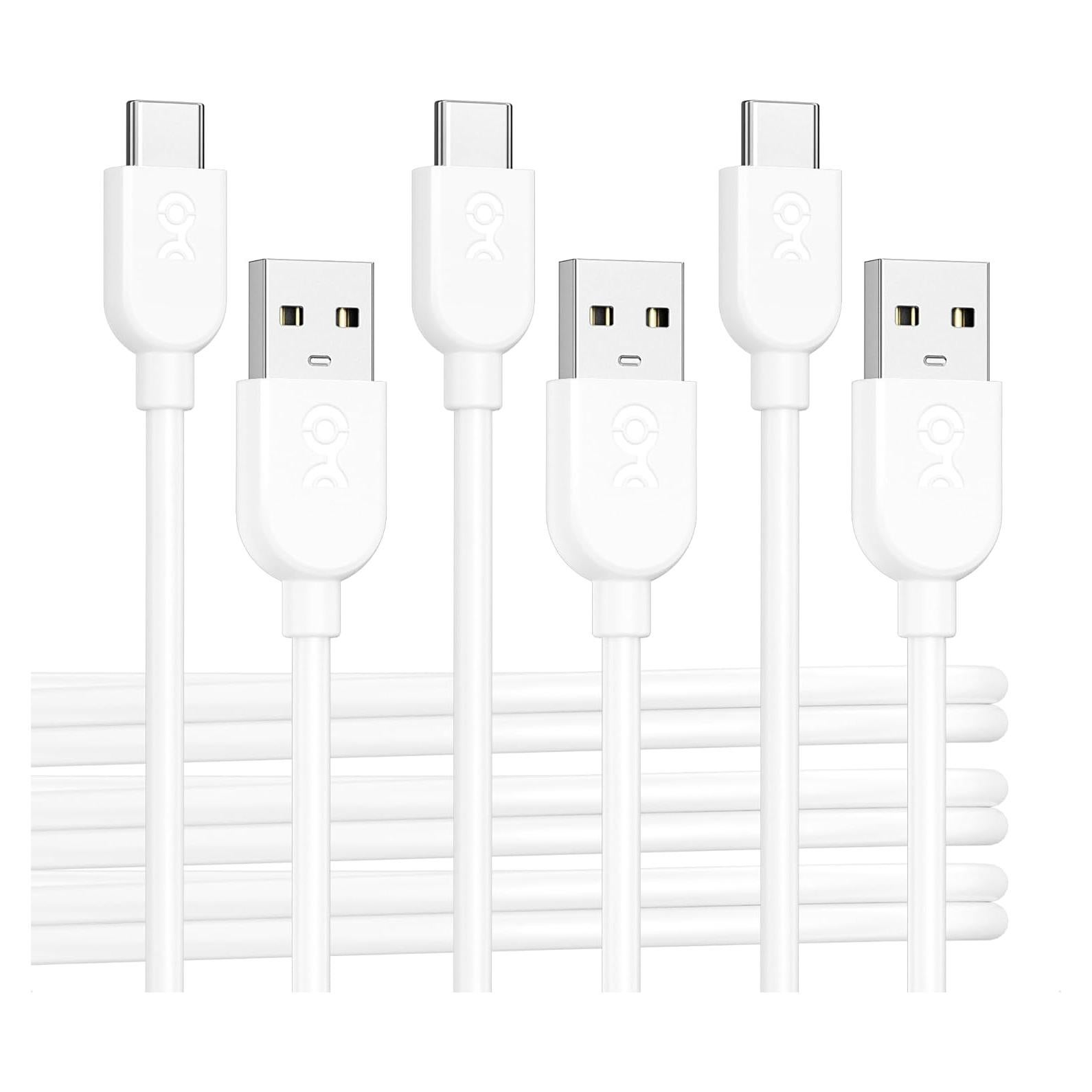 Cable USB A a C 1.83m Cable Matters 3-Pack Blanco 15W
