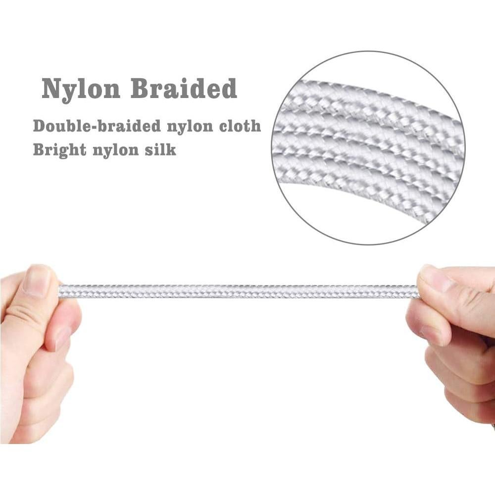 Cable de Carga USB Lightning Ximytec 3 Unidades 9.14m Alta Velocidad