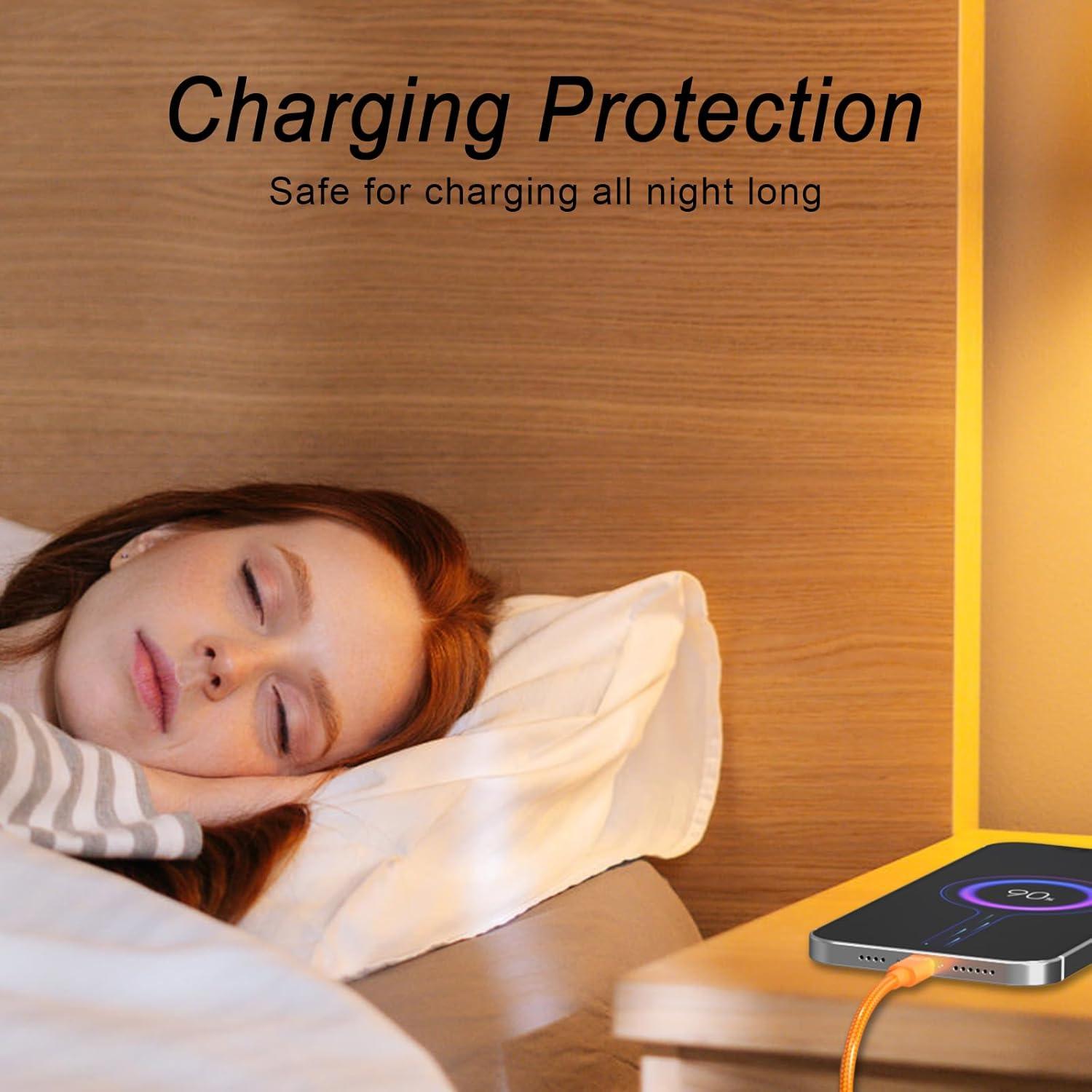 Cable de Carga Lightning YEFOOT 1.8m MFi para iPhone y iPad