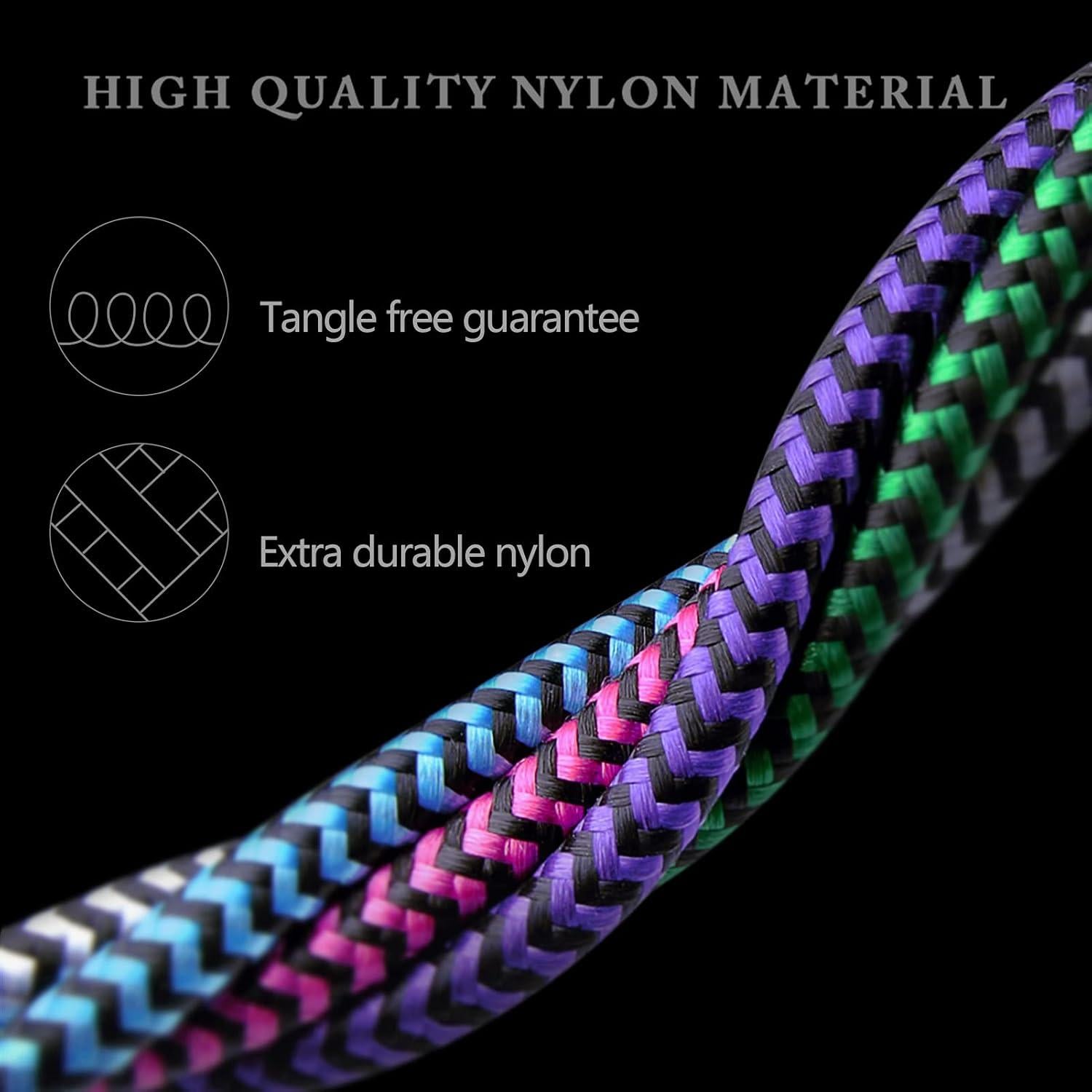 Cargador Lightning Apple Dynamic8 5 Pack 0.91-3.05m iPhone iPad