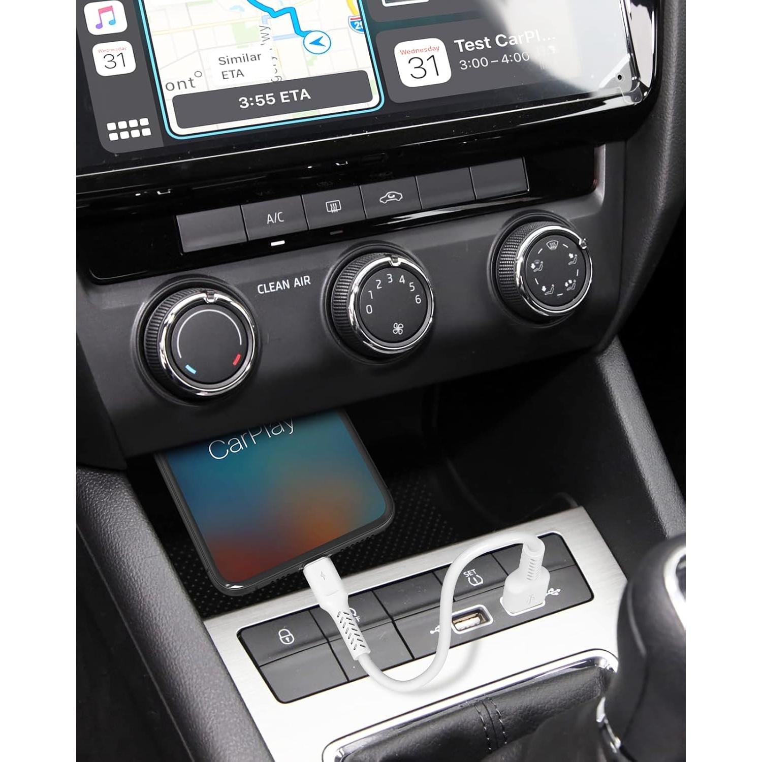 Cable USB a Lightning 15 cm ULIFTUS 5Pack Carga Rápida