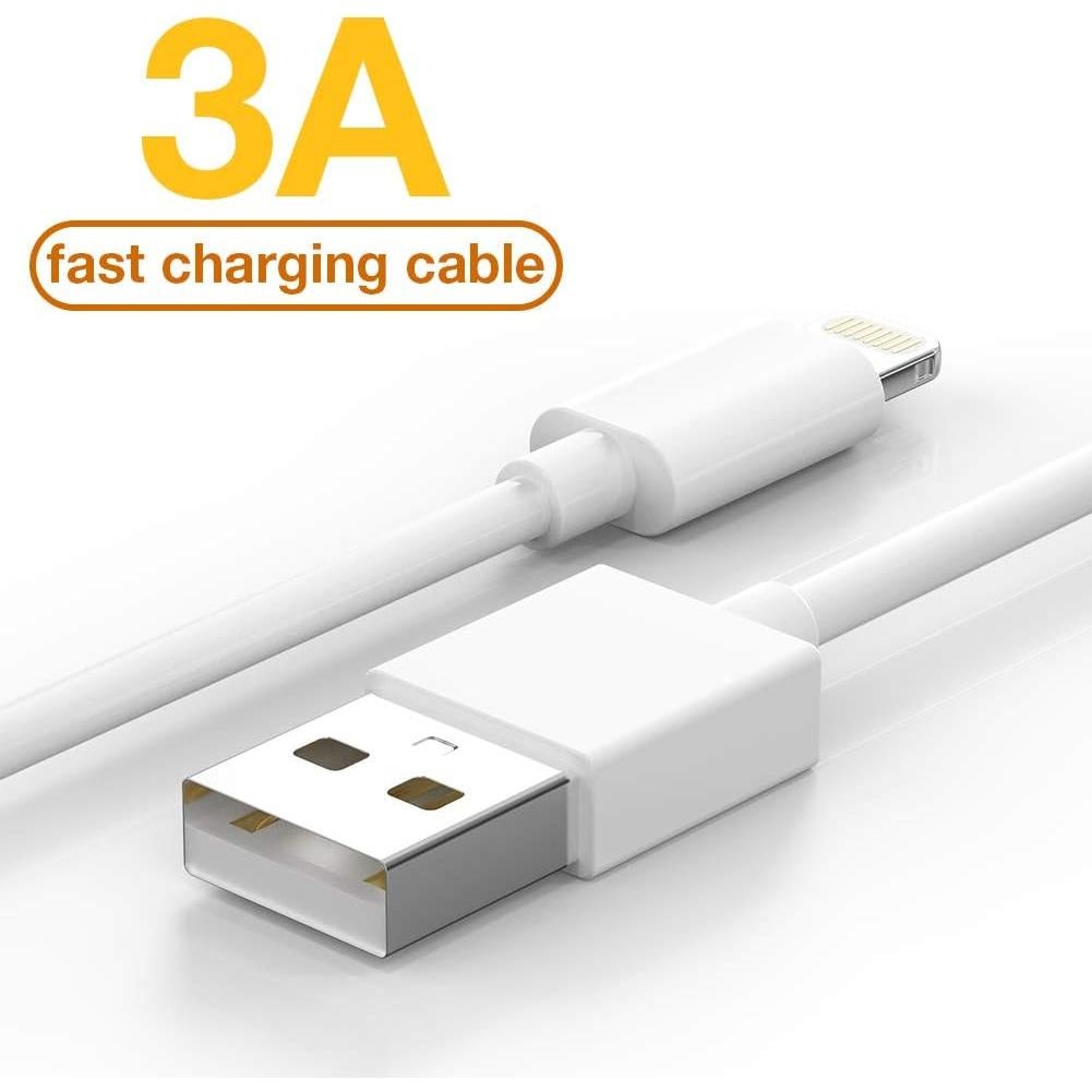 Cable de Carga Lightning VODRAIS 5 Unidades 3.05 m Carga Rápida