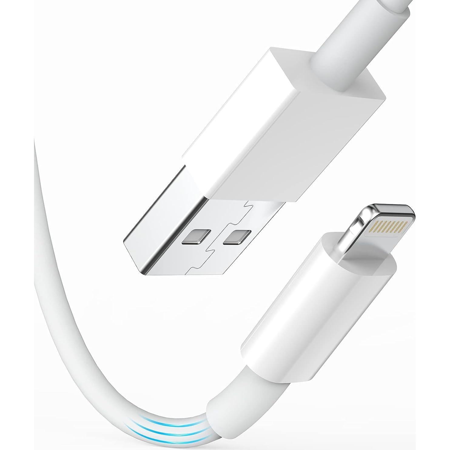 Cable de Cargador Lightning PGQBS 3Pack 9.14m Carga Rápida