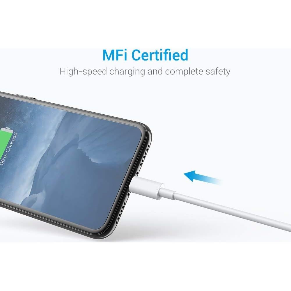 Cable Lightning MFi Nikolable 3Pack 1.83m Carga Rápida iPhone