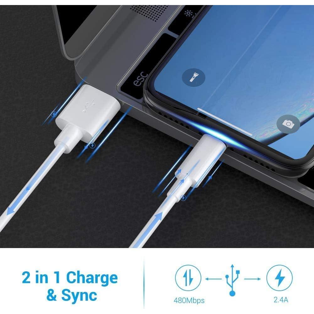 Cable Lightning MFi Nikolable 3Pack 1.83m Carga Rápida iPhone