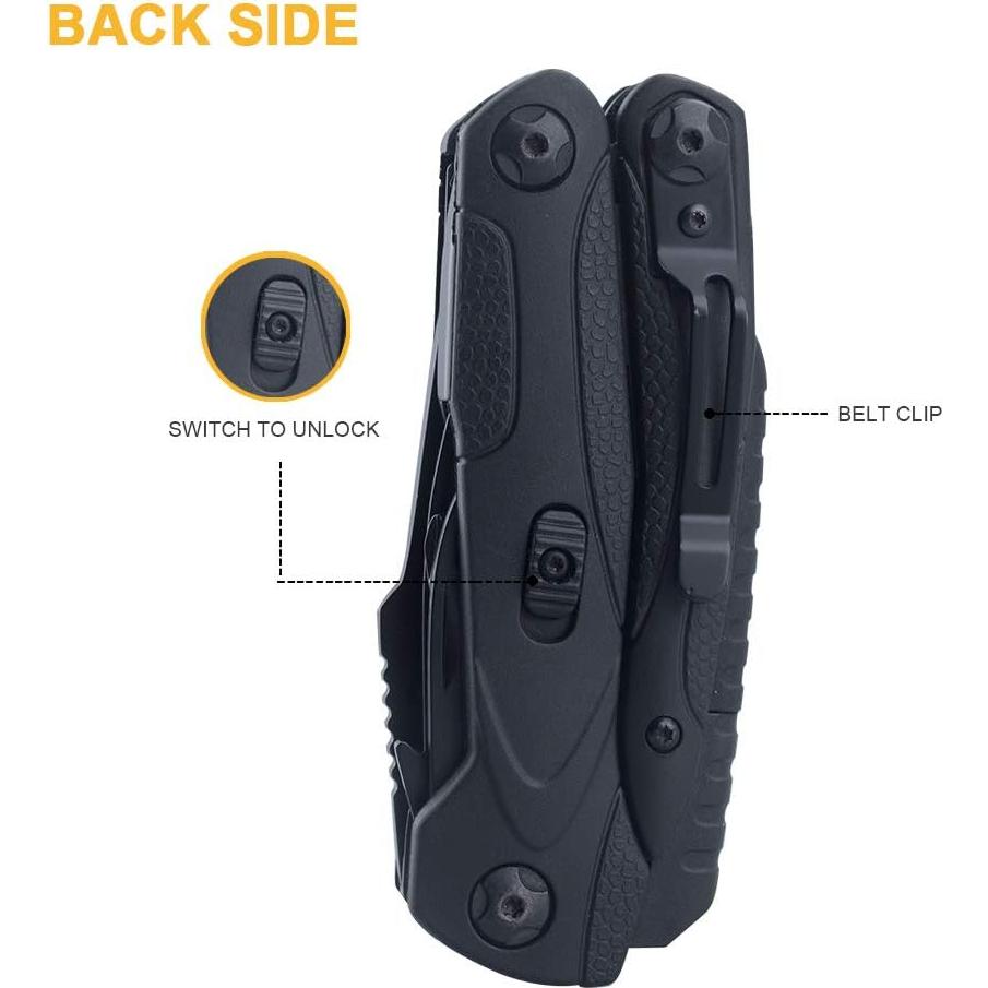 Multiherramienta Roxon CM1349 14 en 1 Plegable para Camping