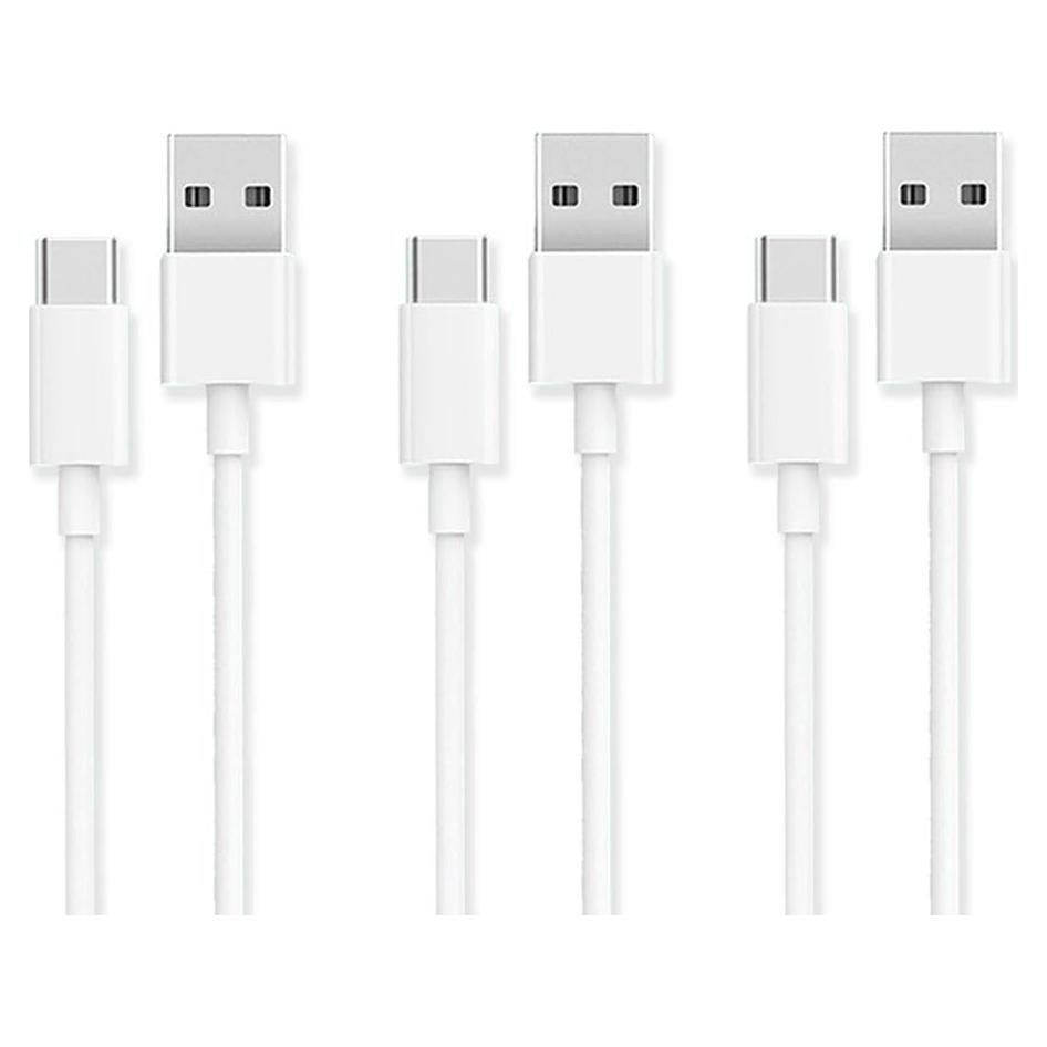 Paquete de 3 Cables USB C 2M HONGPING para iPad y Samsung