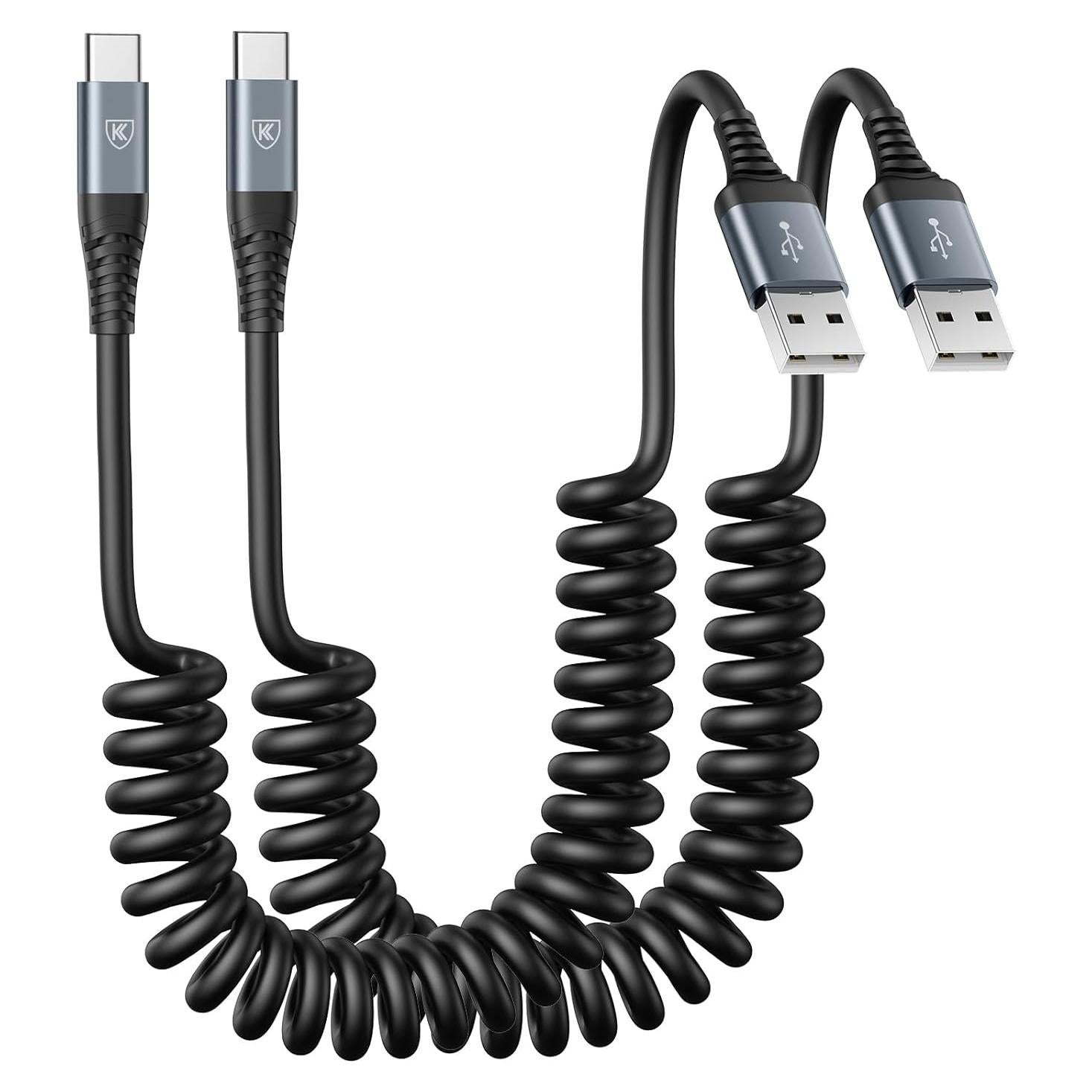 Cable de Carga Rápida USB Tipo C KIYODA 0.91m 2-Pack