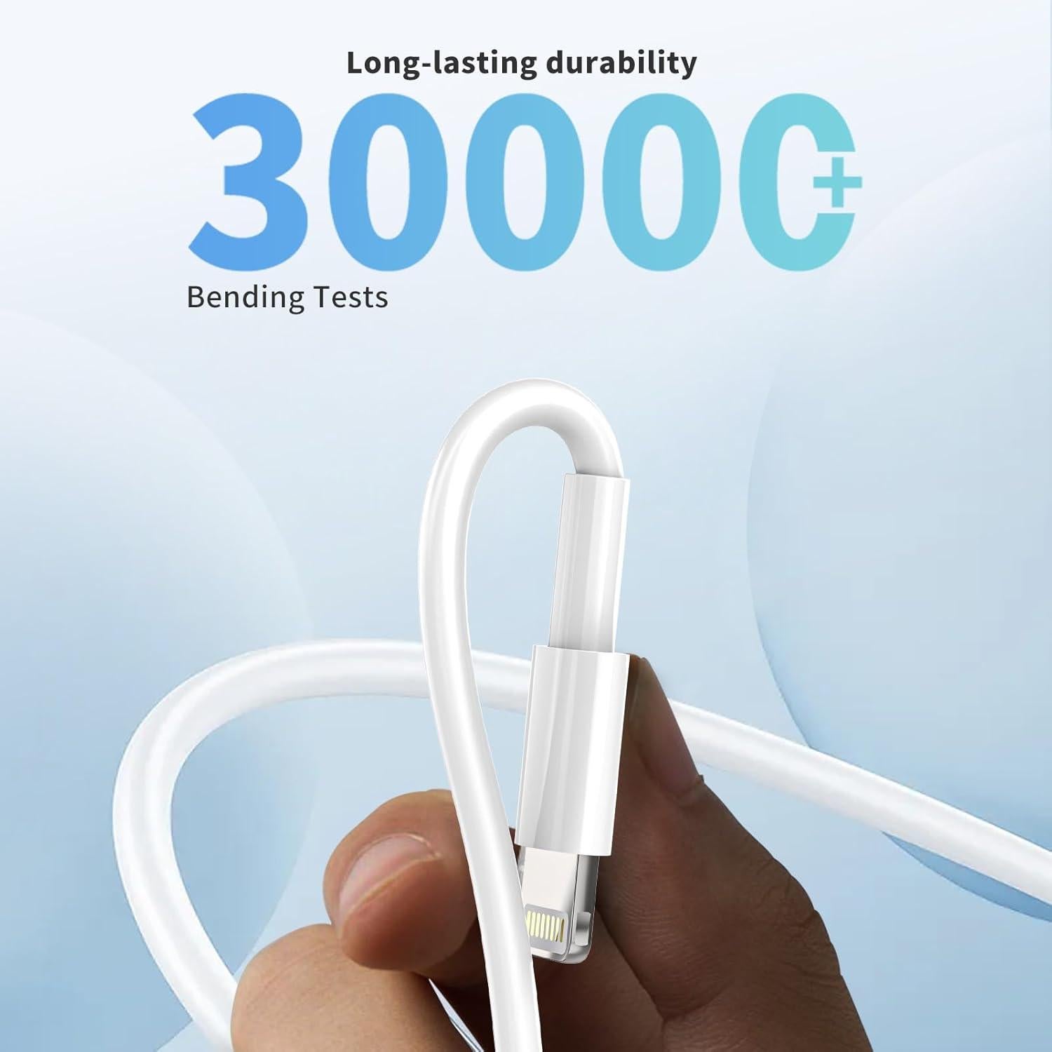 Cargador Lightning Mitesbony 3 Cables 1m Alta Velocidad