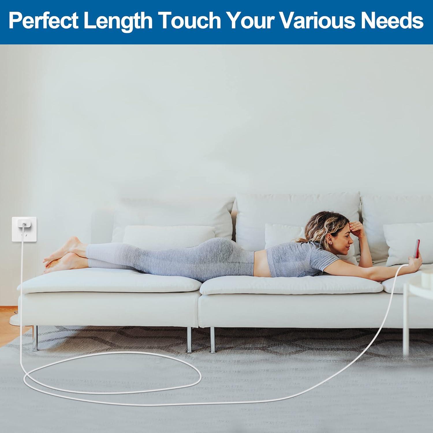 Cable USB C a Lightning Niubil 2Pack 3m Carga Rápida MFi