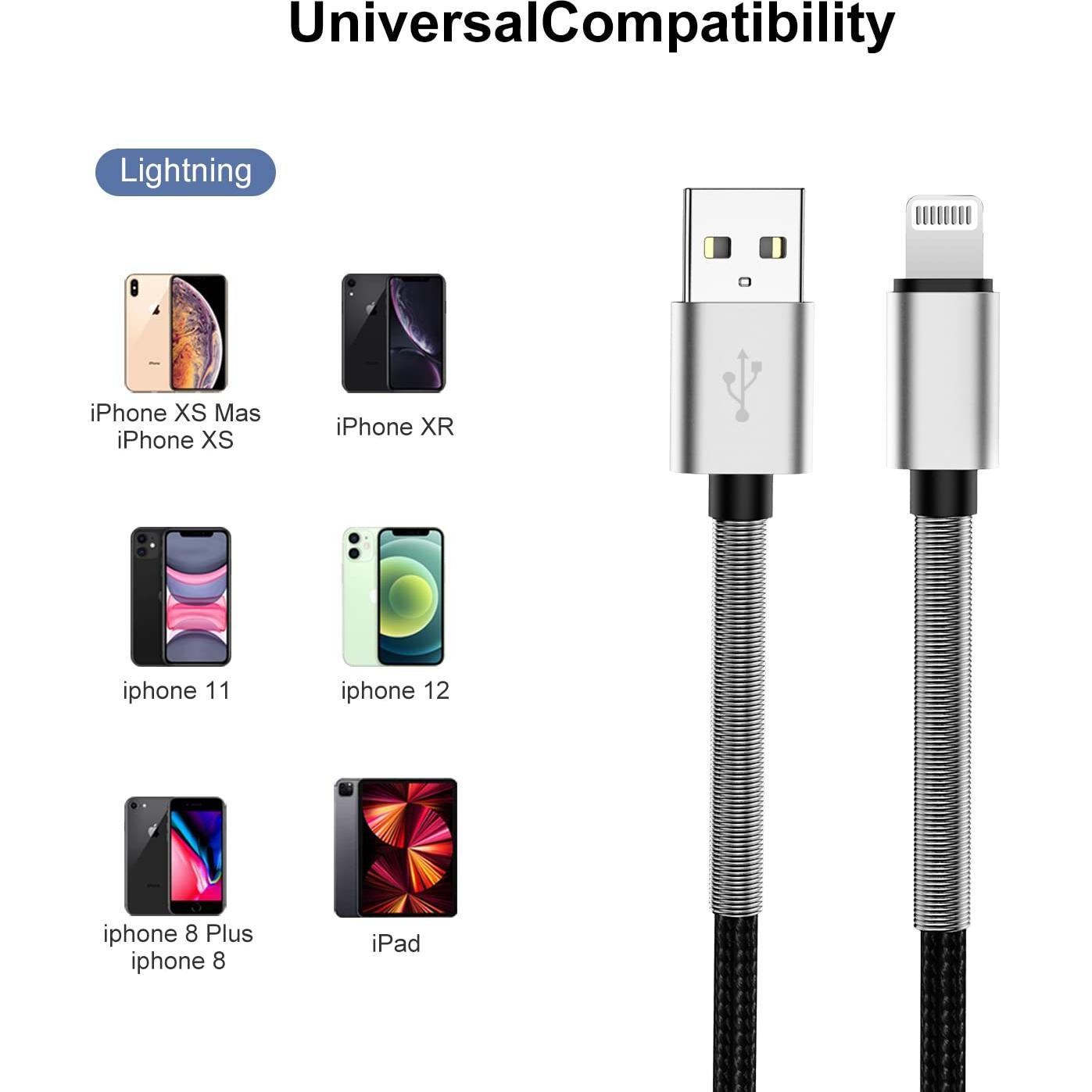 Cable de Carga Extra Largo Cabepow 5M MFi para iPhone