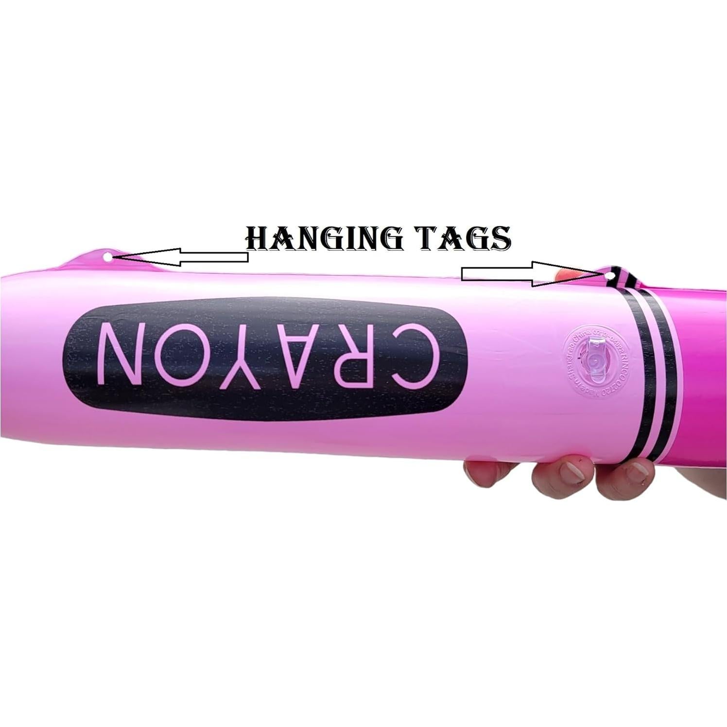 Crayones Inflables Coloridos Zugar Land Paquete de 12