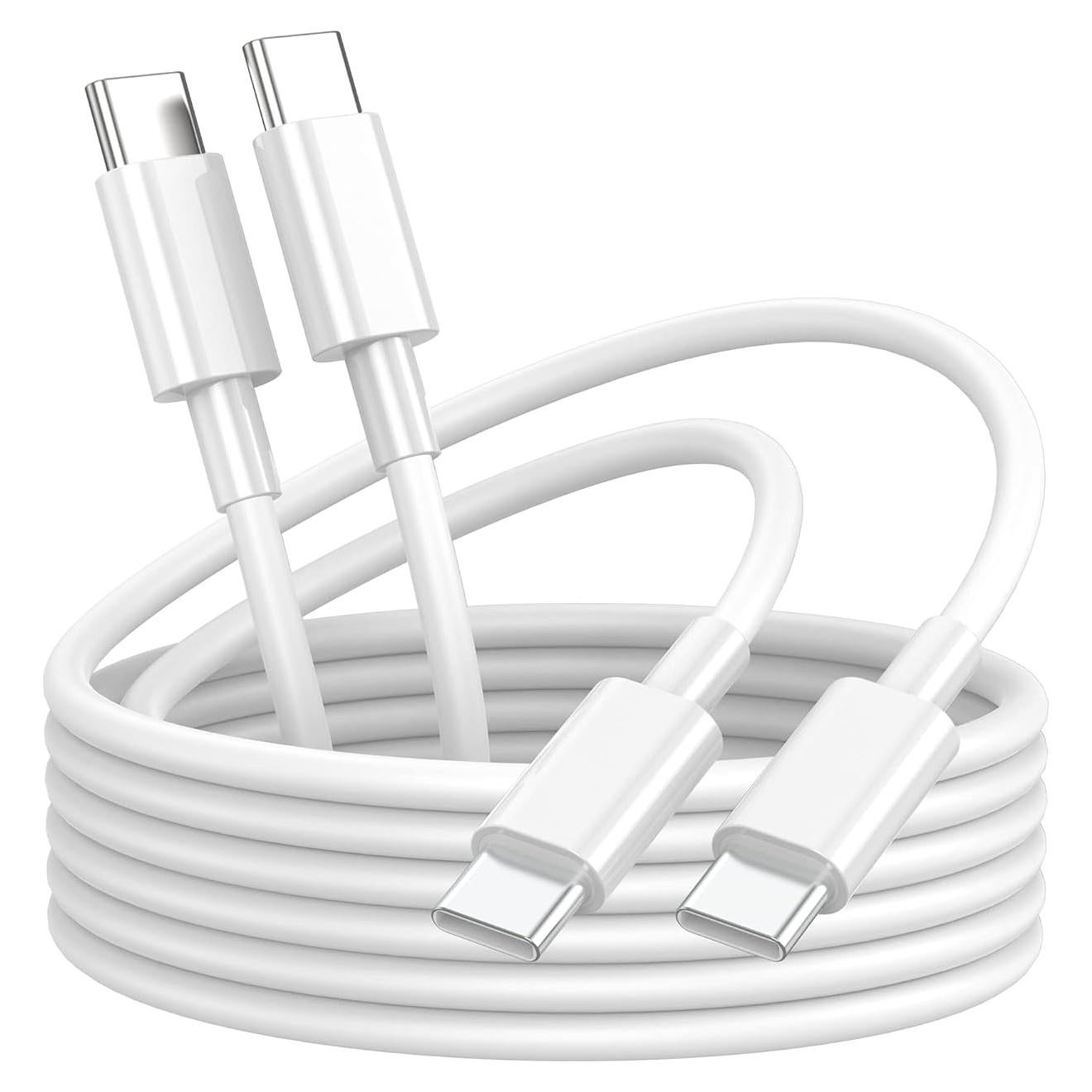 Cable USB-C a USB-C YBMTIGICS 6FT 60W Carga Rápida 2 Piezas