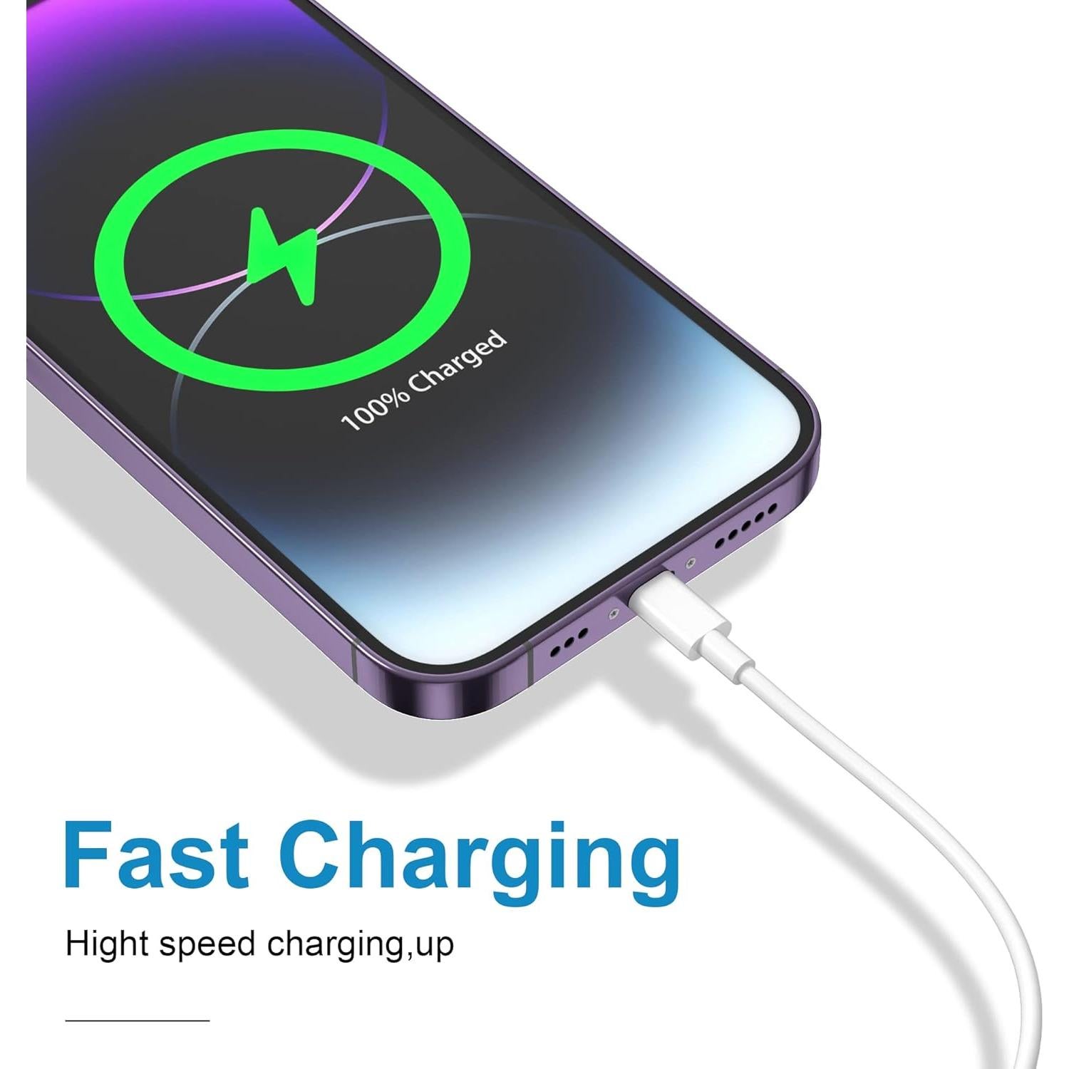 Cable USB-C a USB-C YBMTIGICS 6FT 60W Carga Rápida 2 Piezas