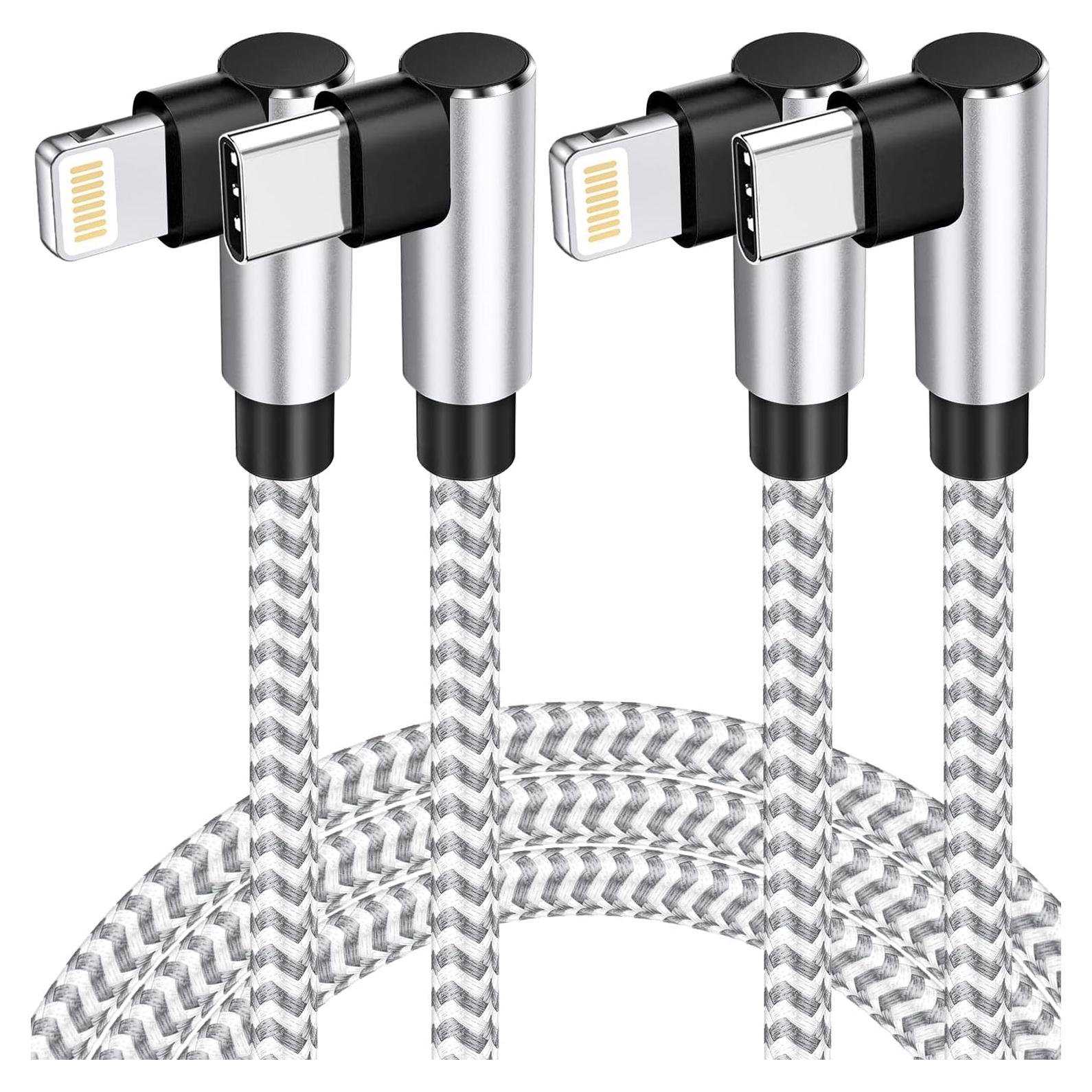 Paquete de 2 Cables USB C a Lightning 1.83m Hi-Mobiler MFi