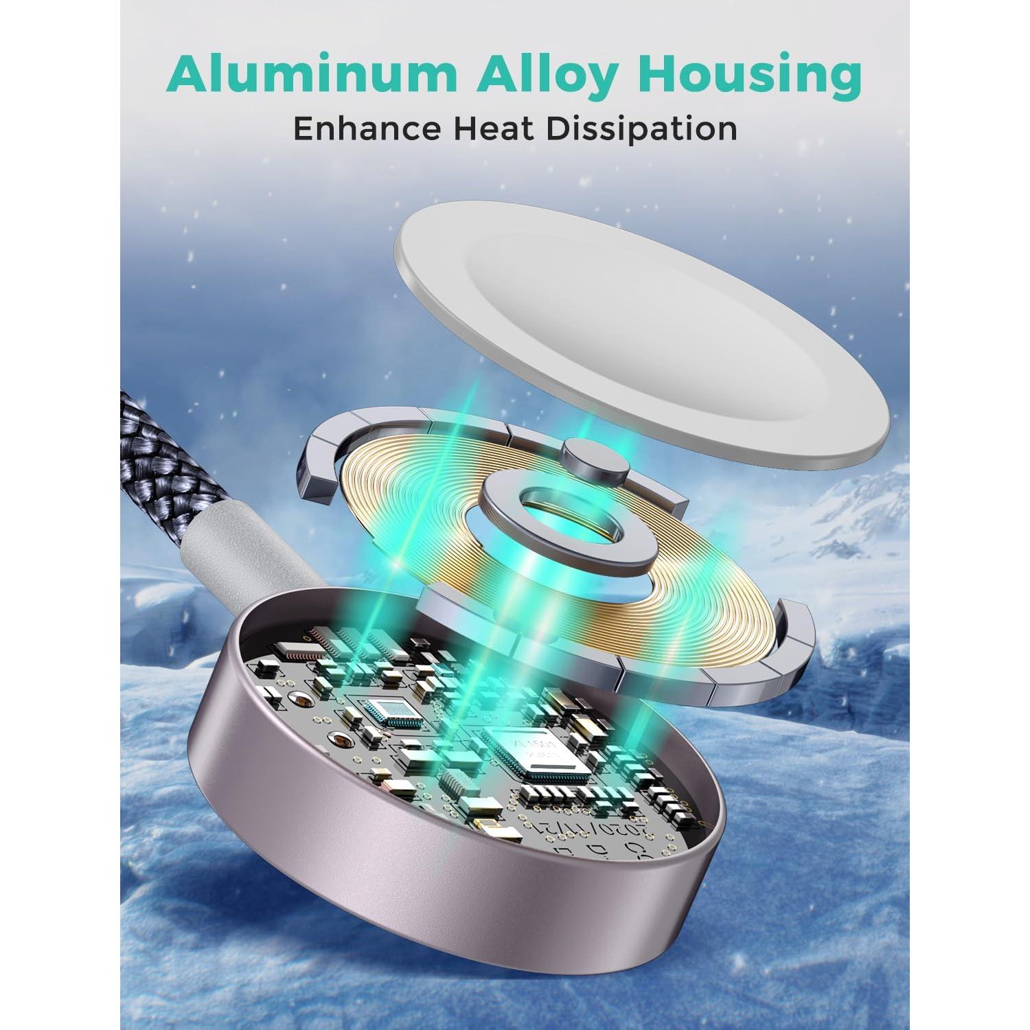 Cable USB C 3 en 2 Amasuki 1.22M Carga Rápida iPhone/iWatch