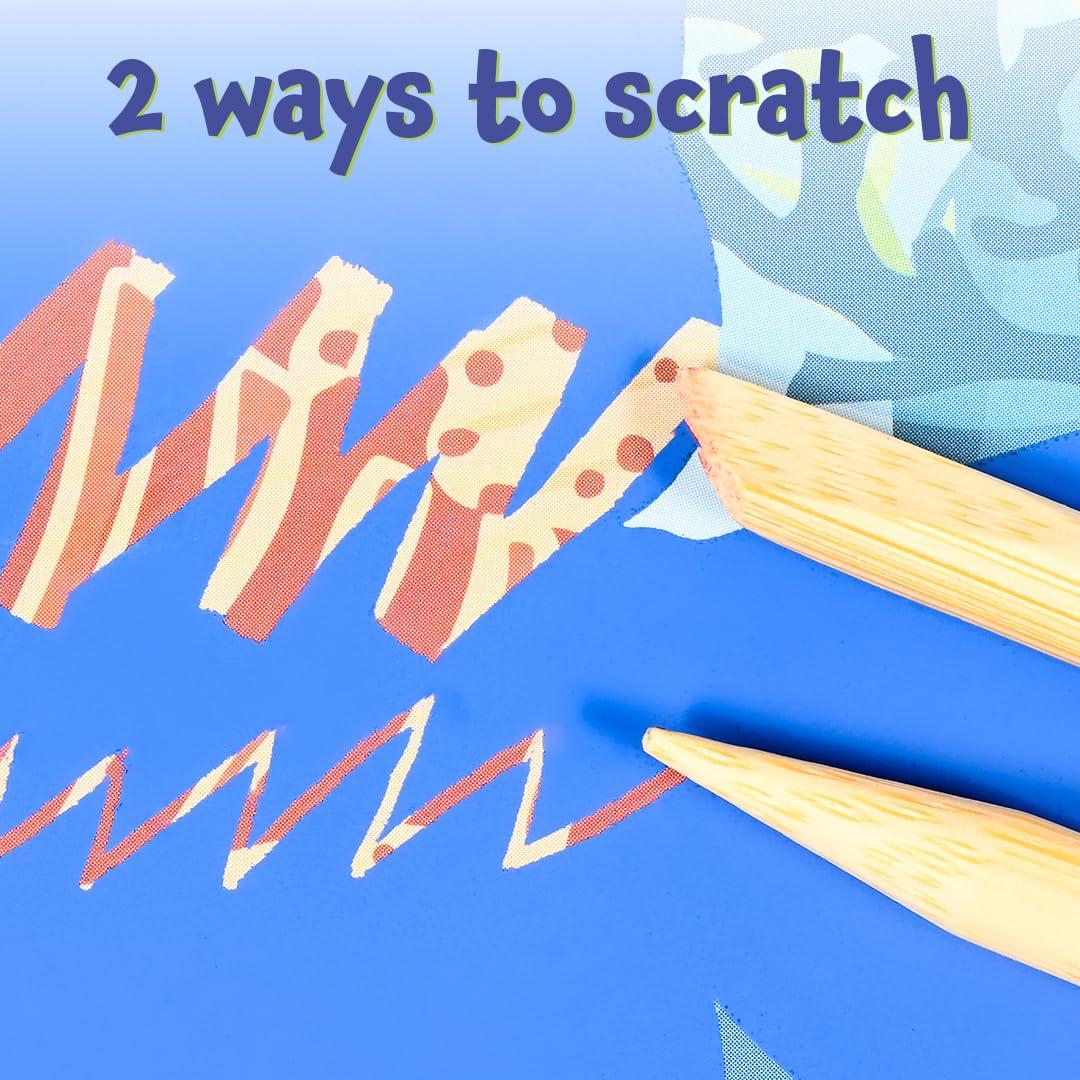 READY 2 LEARN Papel para Rascar Mágico - Vida Marina - 10 Escenas