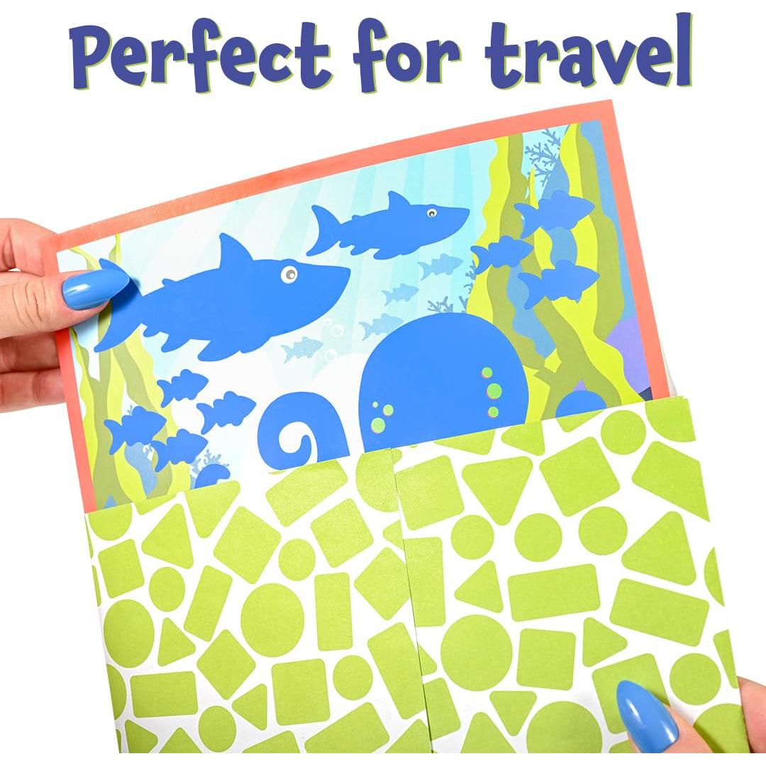 READY 2 LEARN Papel para Rascar Mágico - Vida Marina - 10 Escenas