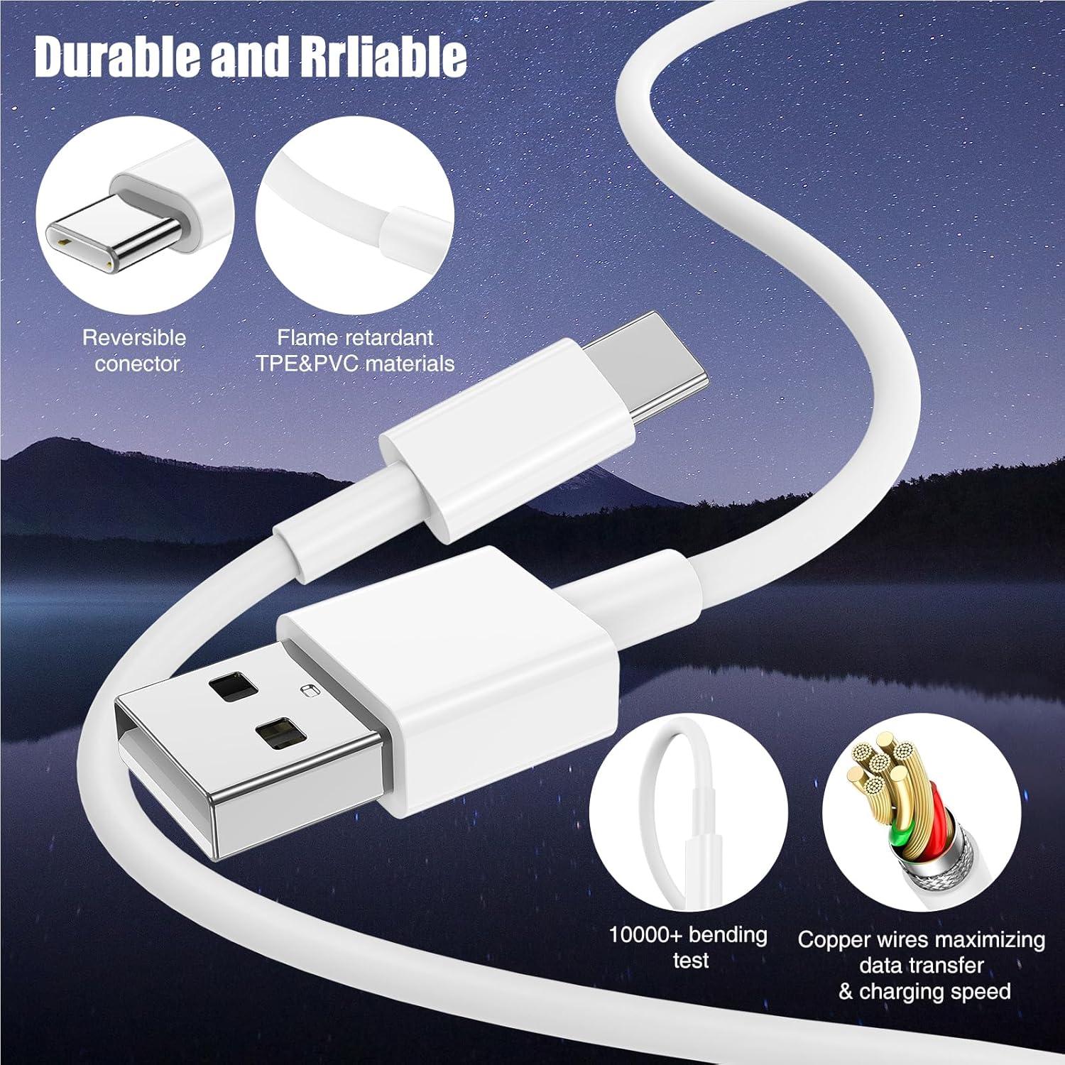 Cable Carplay USB A a USB C GOGAZE 3-Pack 1.0m y 1.8m