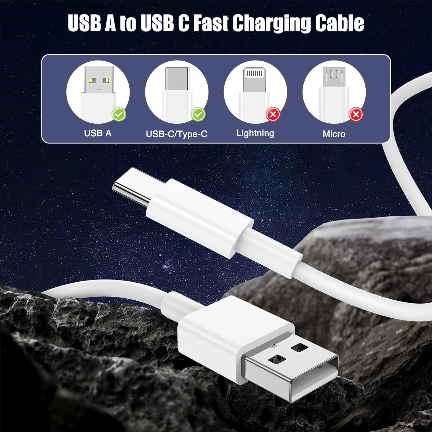 Cable Carplay USB A a USB C GOGAZE 3-Pack 1.0m y 1.8m