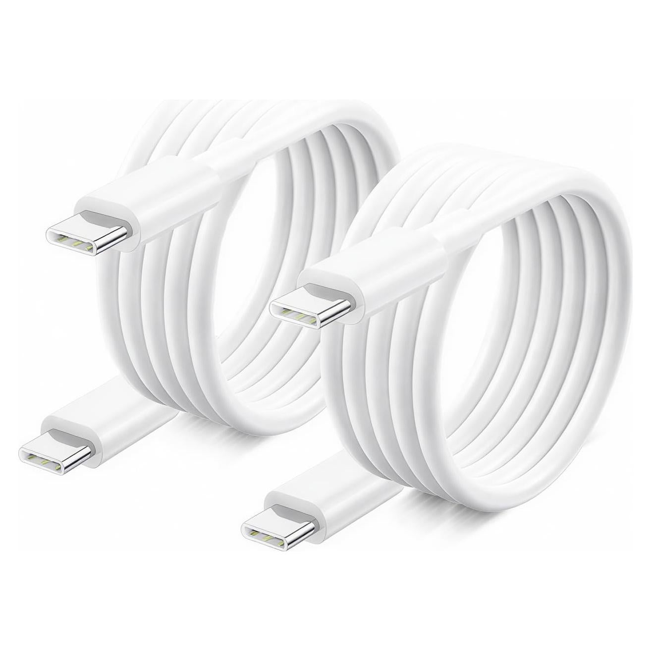 Cable USB C a USB C Exeric 1.83m 60W Carga Rápida 2Pack