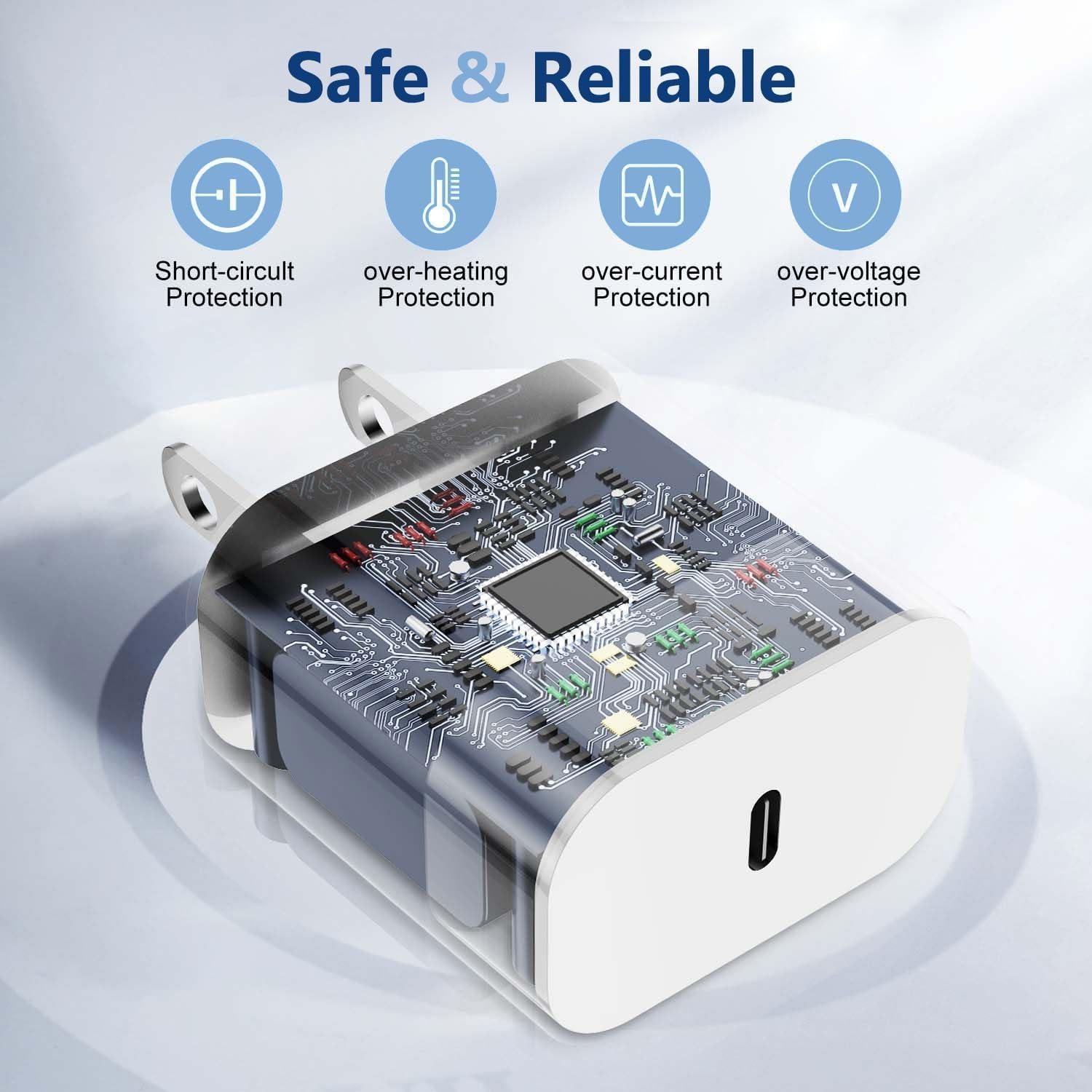 Cargador Rápido Inalámbrico USB C 2Pack para Apple Watch