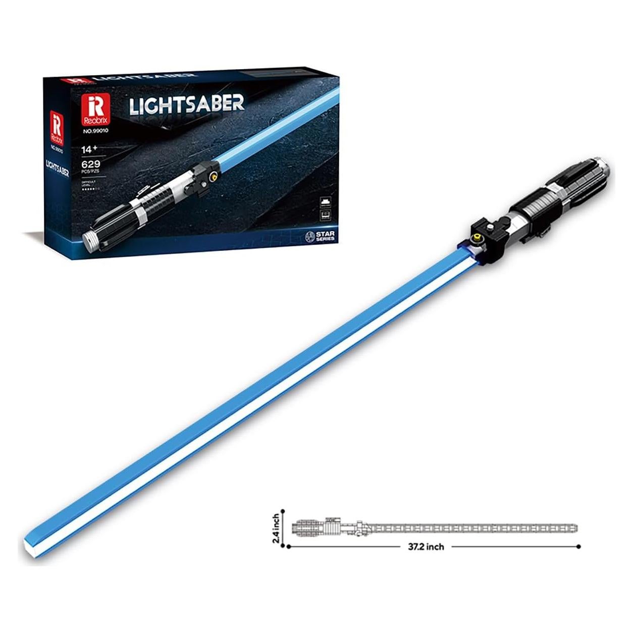 Kit de Bloques de Construcción Sable de Luz dOMOb Azul 629 Piezas