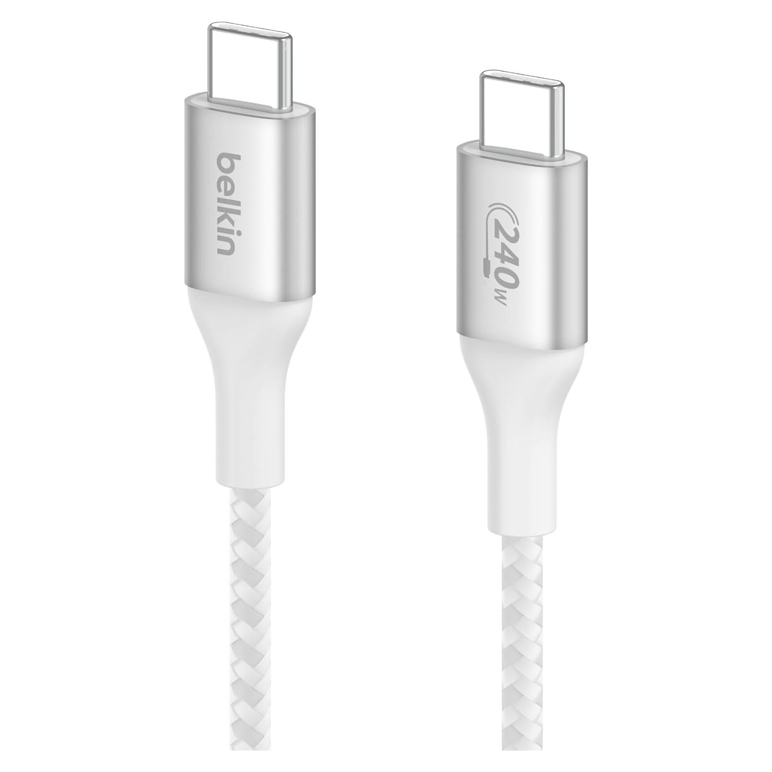 Cable de Poder USB-C a USB-C Belkin 2M 240W Carga Rápida